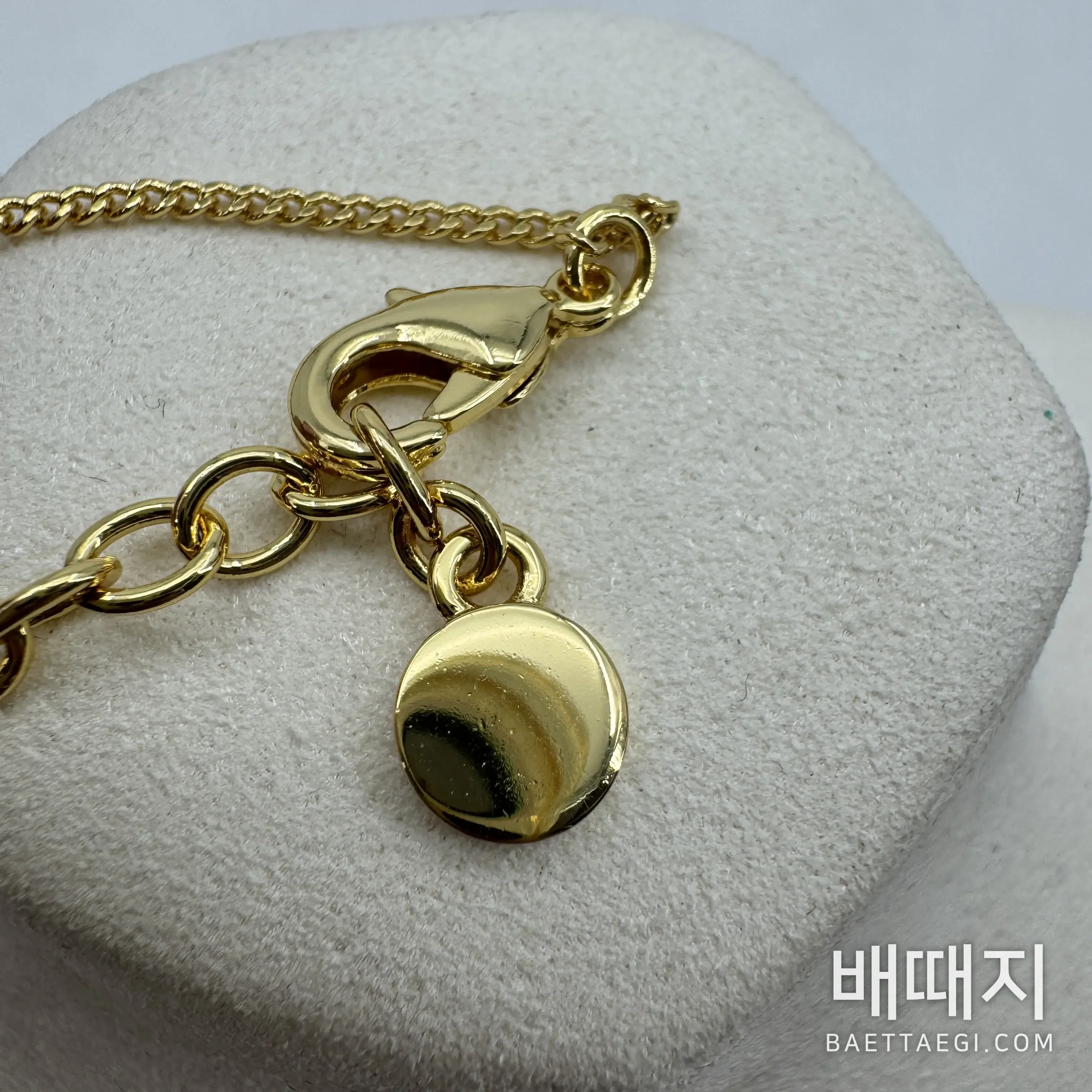 미우미우 화이트 에나멜 하트 목걸이 135641 검수사진 7