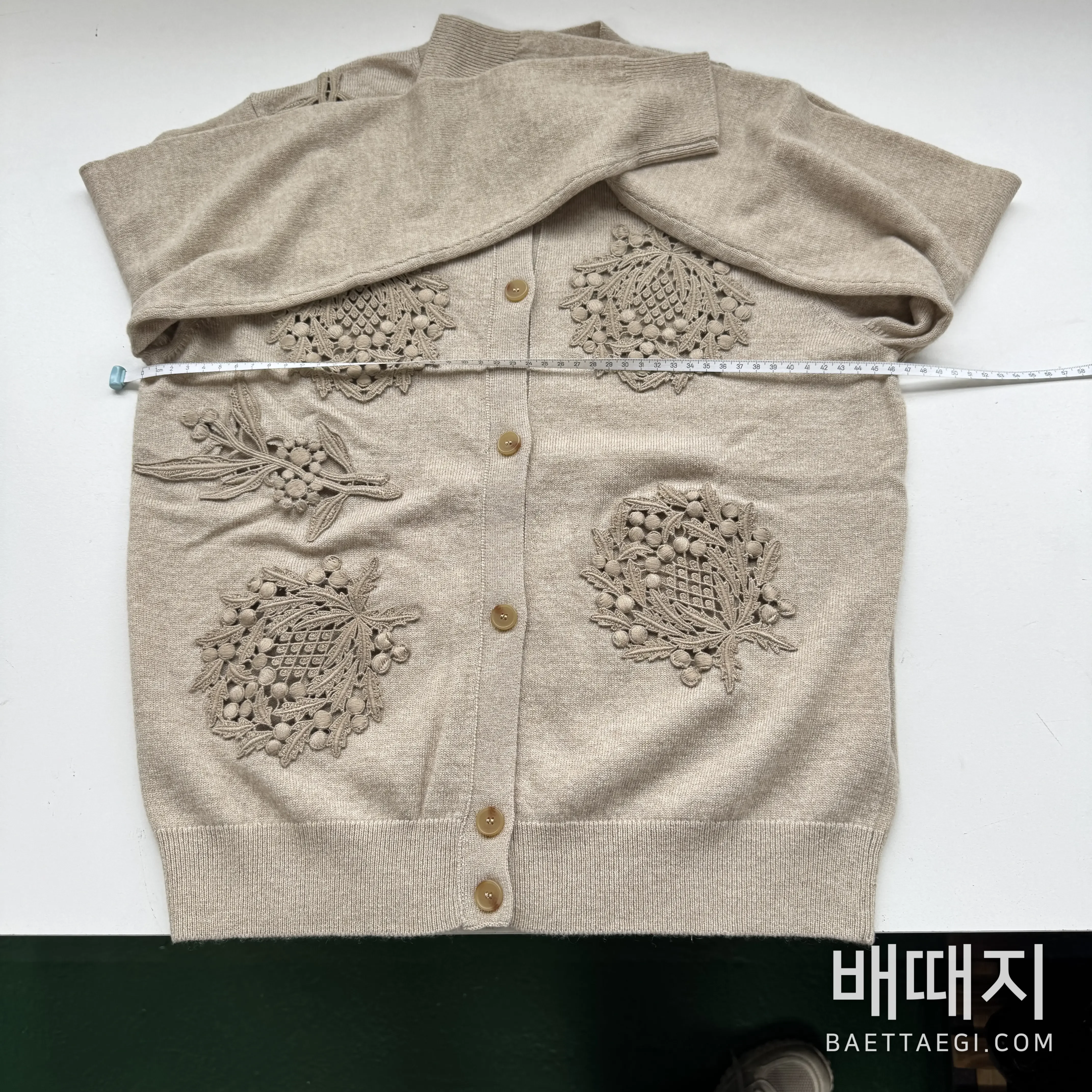로로피아나 가디건 검수사진 5