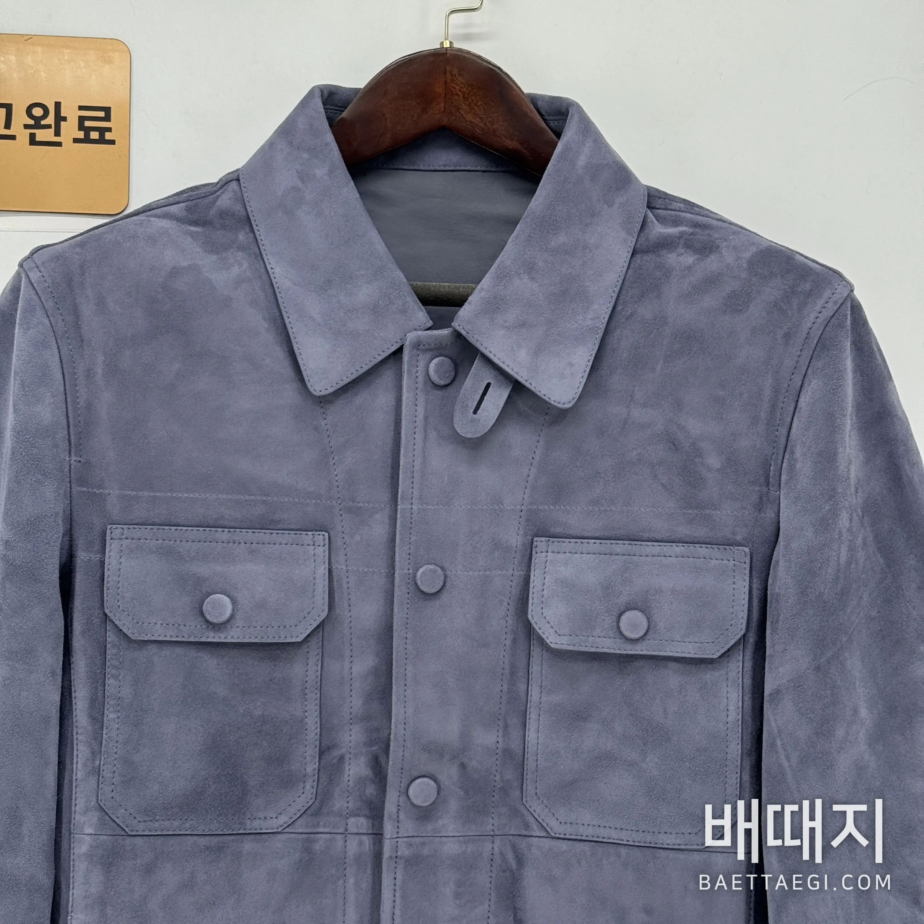 톰포드 투톤 스웨이드 램스킨 남성 자켓 156247 검수사진 2