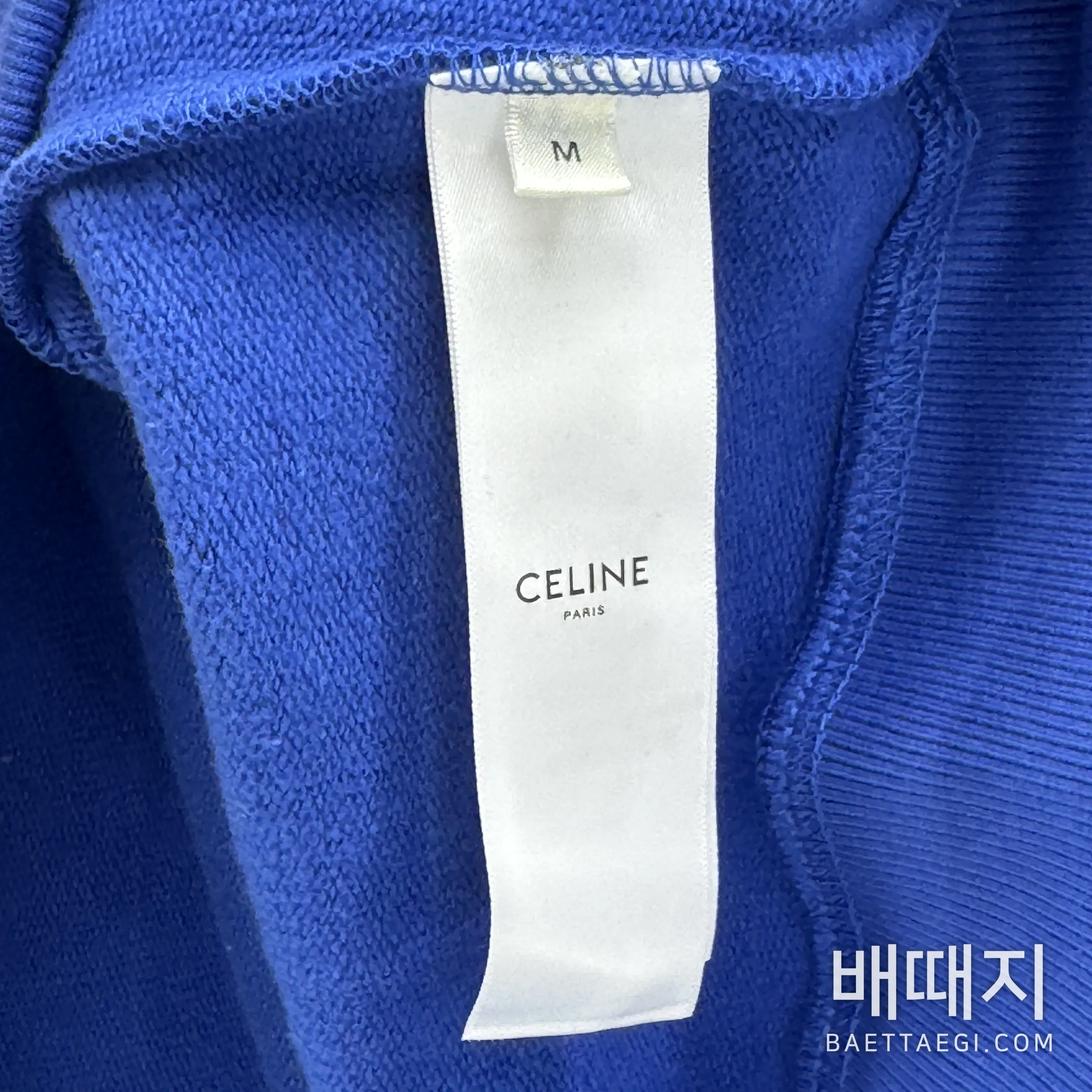 셀린느 프린트 로고 긴팔 스웨트셔츠 182180 검수사진 9