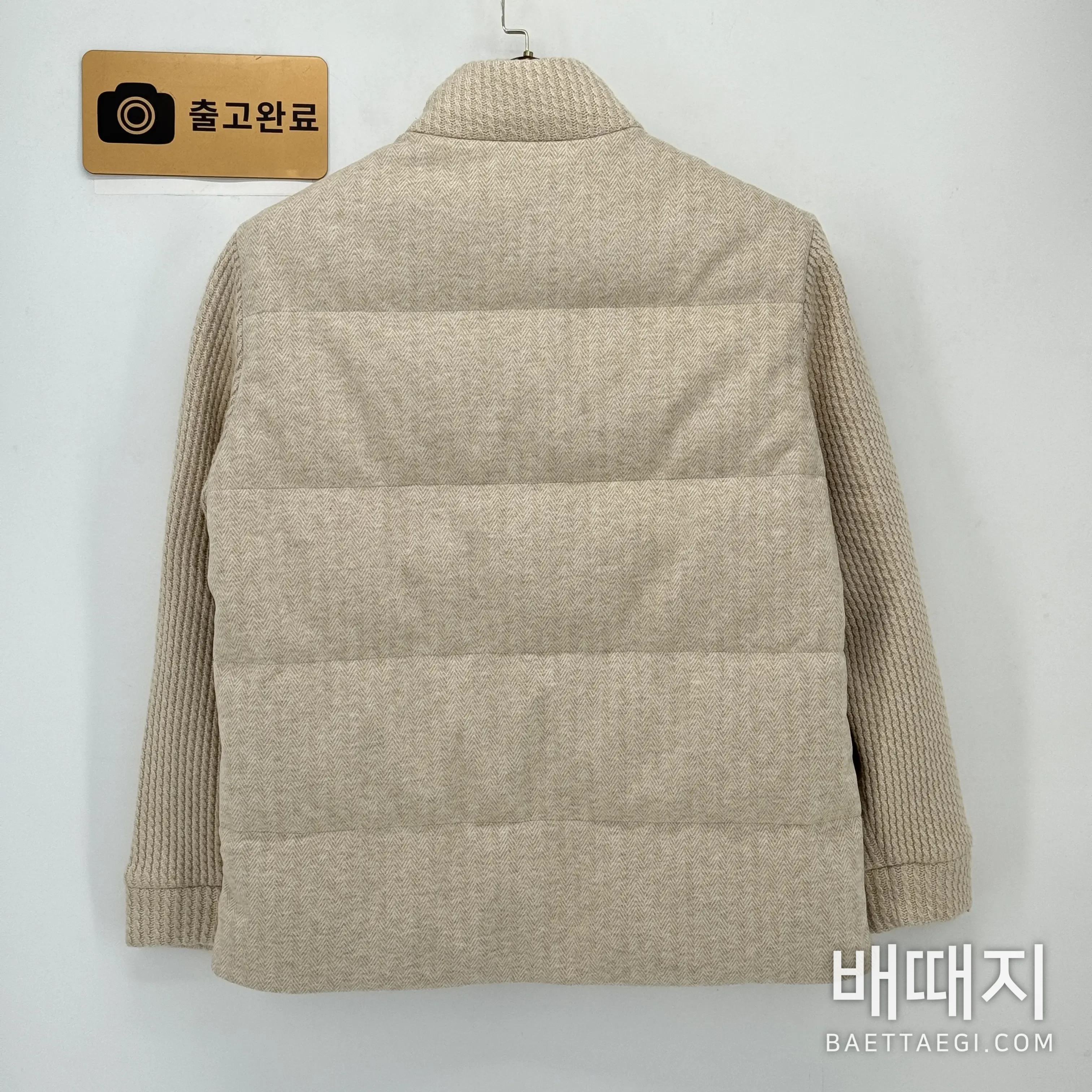 로로피아나 캐시미어 울 니트 구스 다운 남성 패딩 196238 검수사진 6