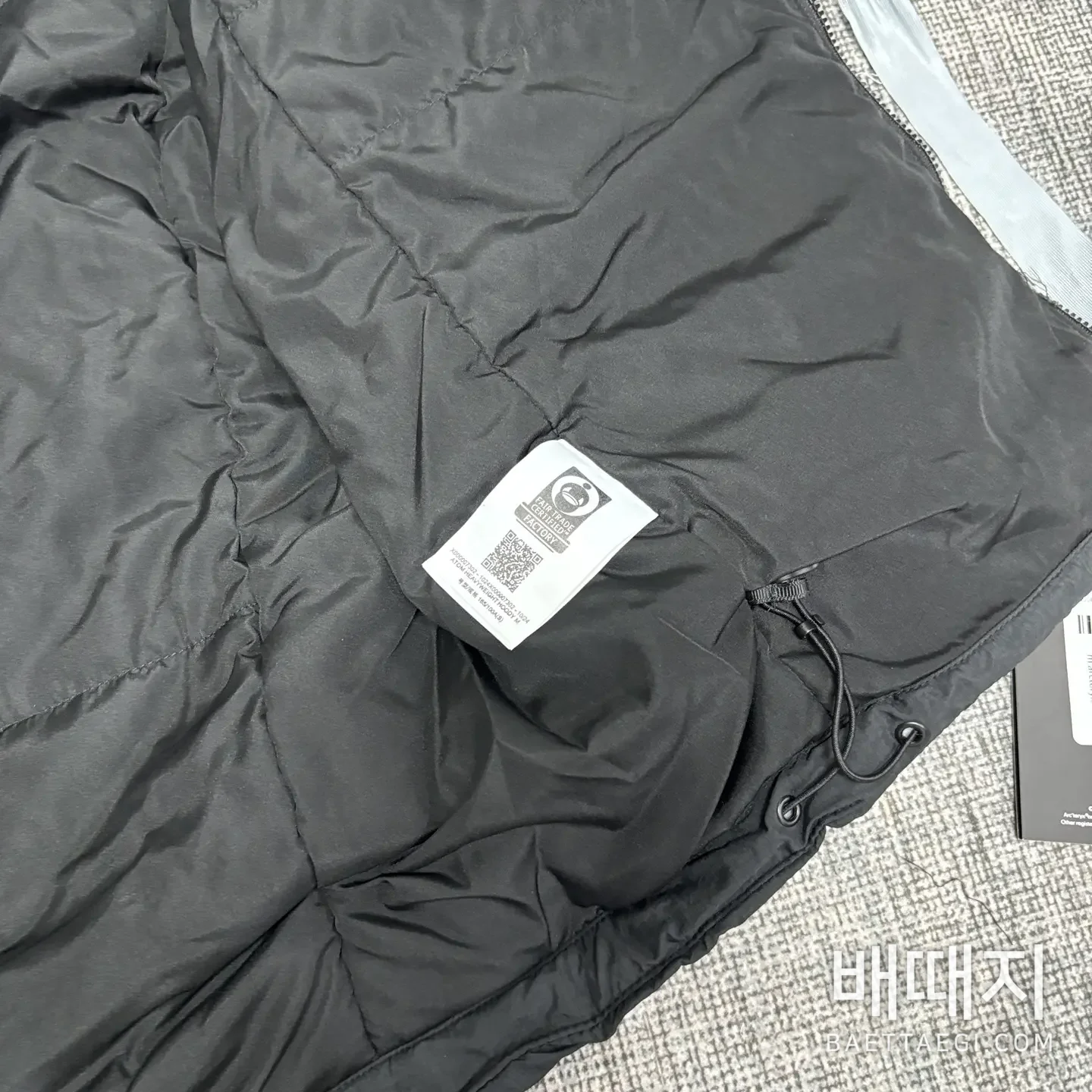 아크테릭스 [TZ] 베타 AR 자켓 블랙 200172 Arc'teryx Beta AR Jacket Black AR2026 검수사진 6