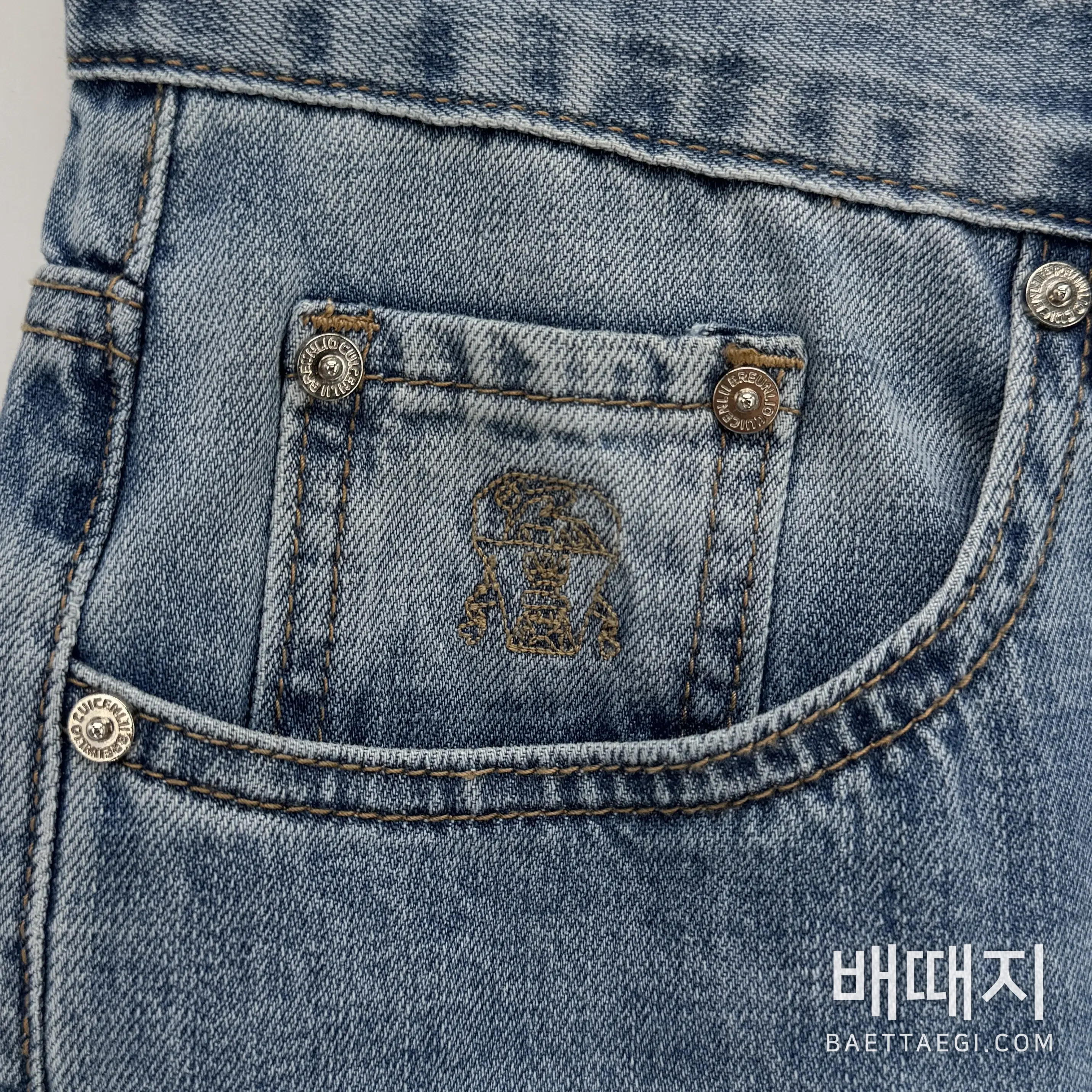 브루넬로쿠치넬리 남성 스트레치 데님 바지 146717 검수사진 4