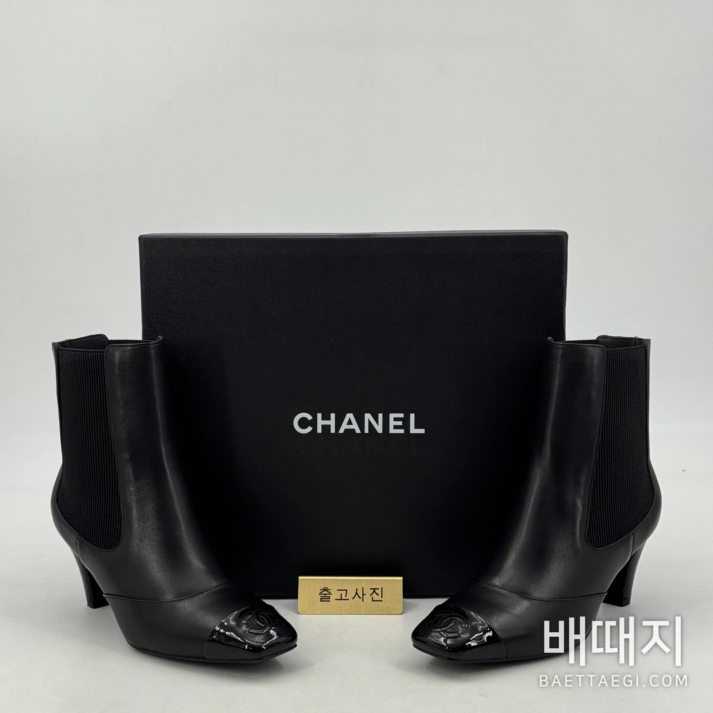 샤넬 부츠 가죽 다이아몬드 패턴 188148 검수사진 1