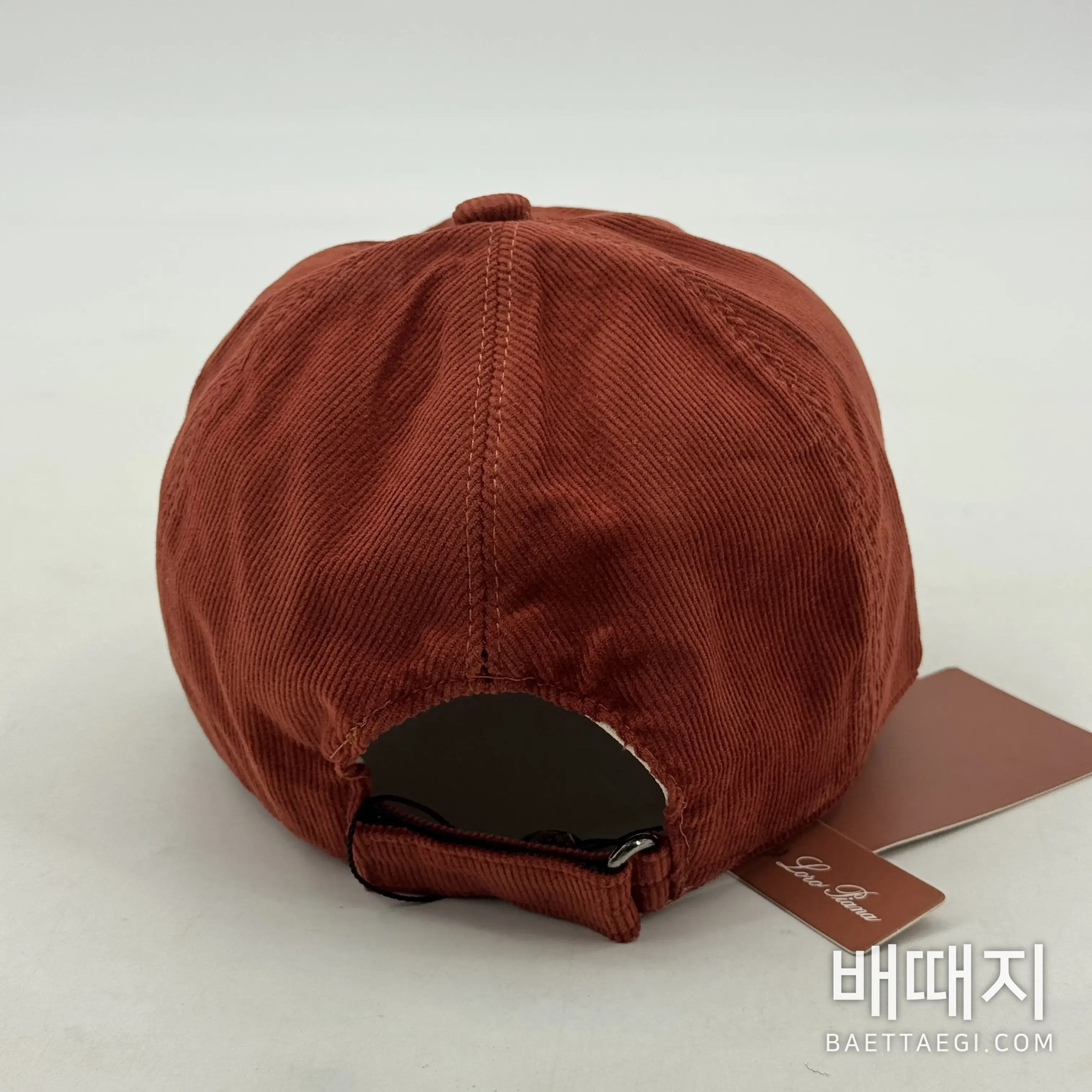 로로피아나 코듀로이 베이스볼 캡 179651 검수사진 5