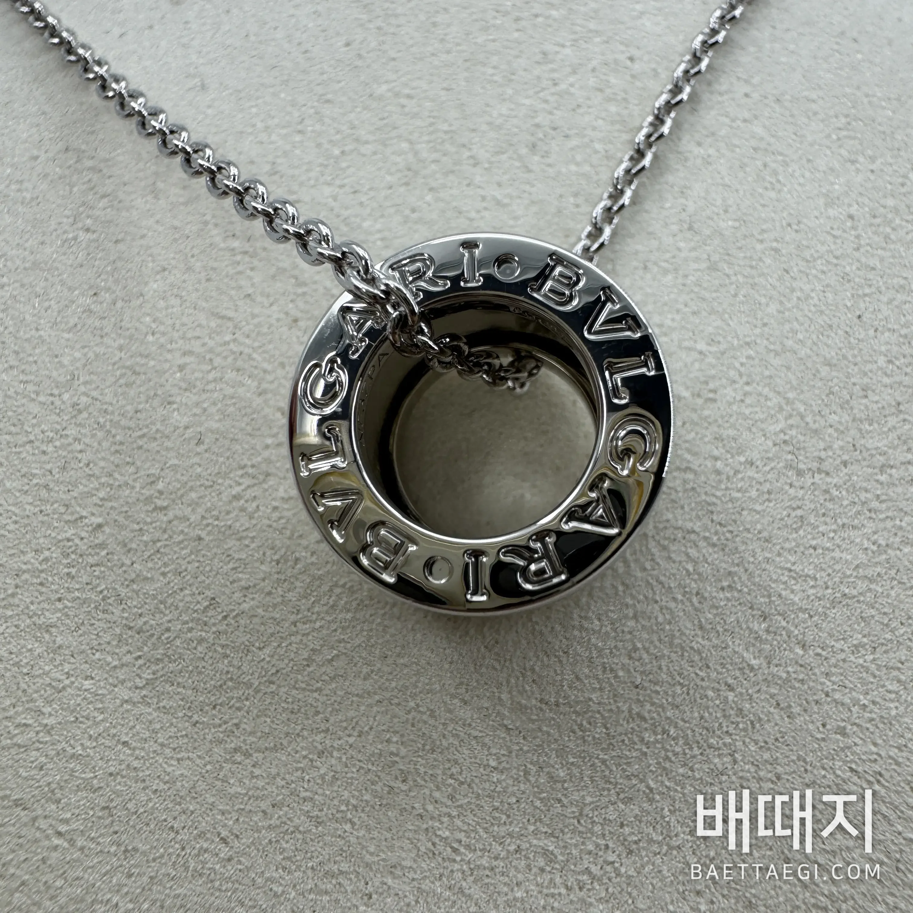 불가리 리틀레드맨 스터드 목걸이 64821 검수사진 5