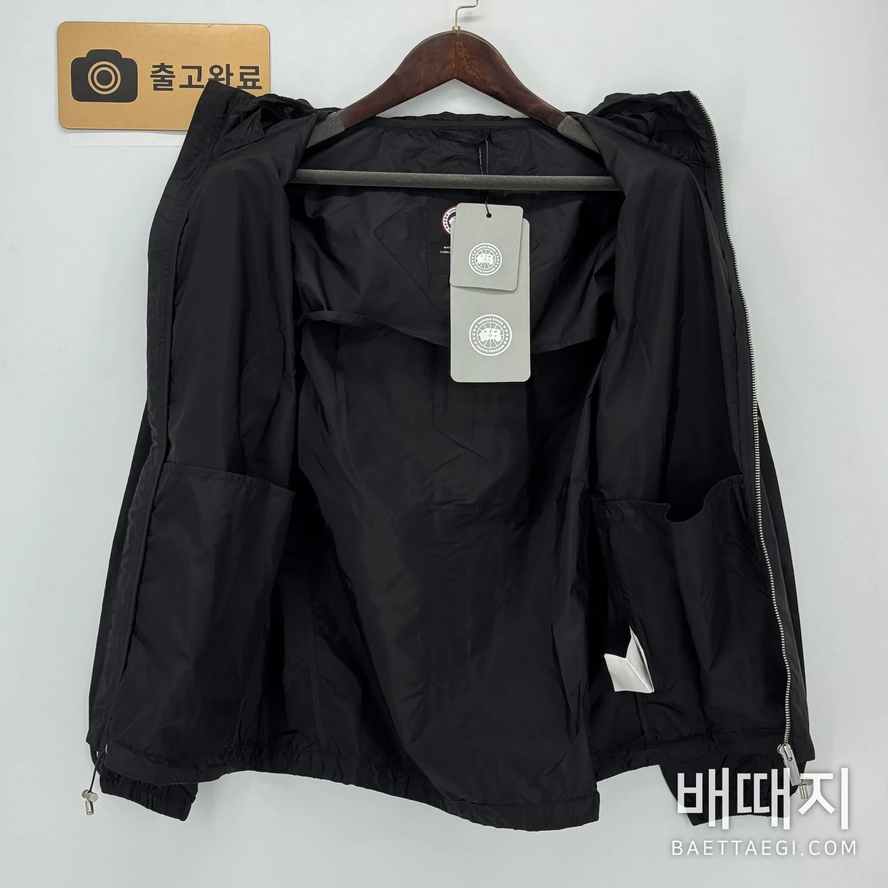 캐나다구스 후드 방풍 자켓 167031 검수사진 6