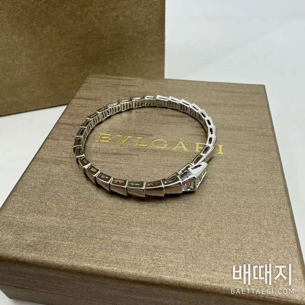 불가리 셀펜티 바이퍼 다이아몬드 뱅글 팔찌 178504 검수사진 2