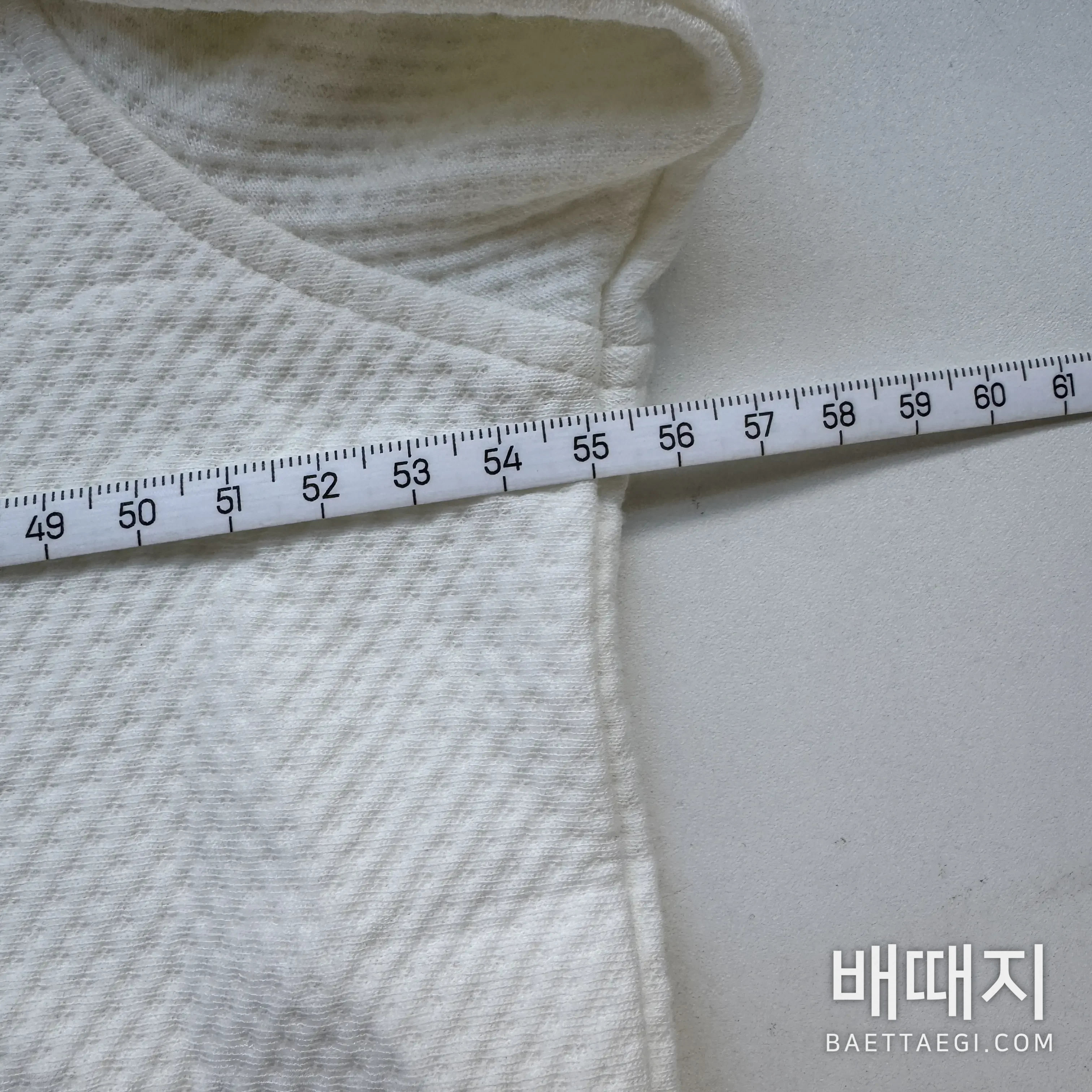 톰브라운 파인애플 패턴 에어코튼 크루넥 긴팔셔츠 205559 검수사진 8