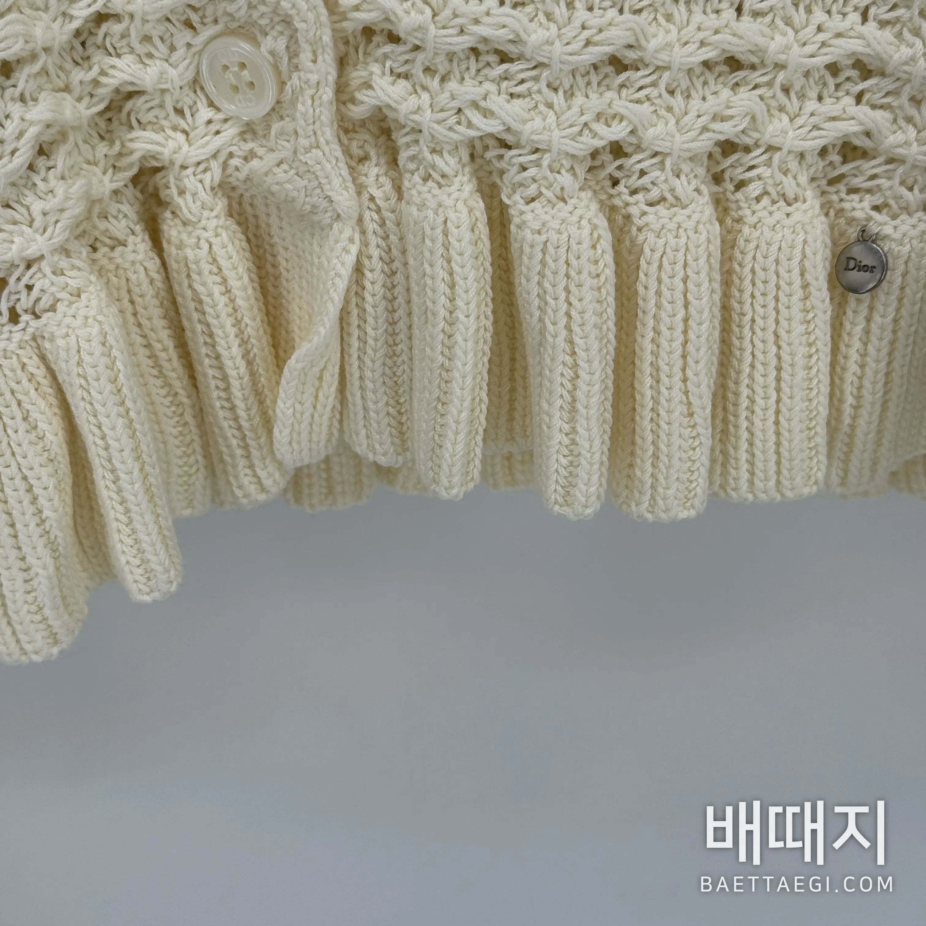 디올 여성 가디건 199655 검수사진 5