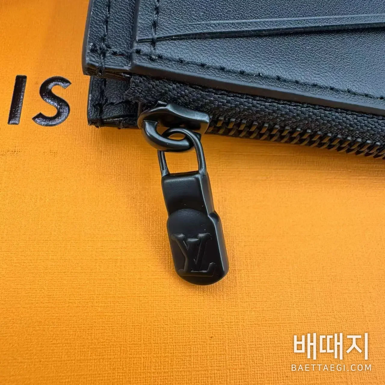 루이비통 L'Original 블랙 3단 지갑 M12635 검수사진 8
