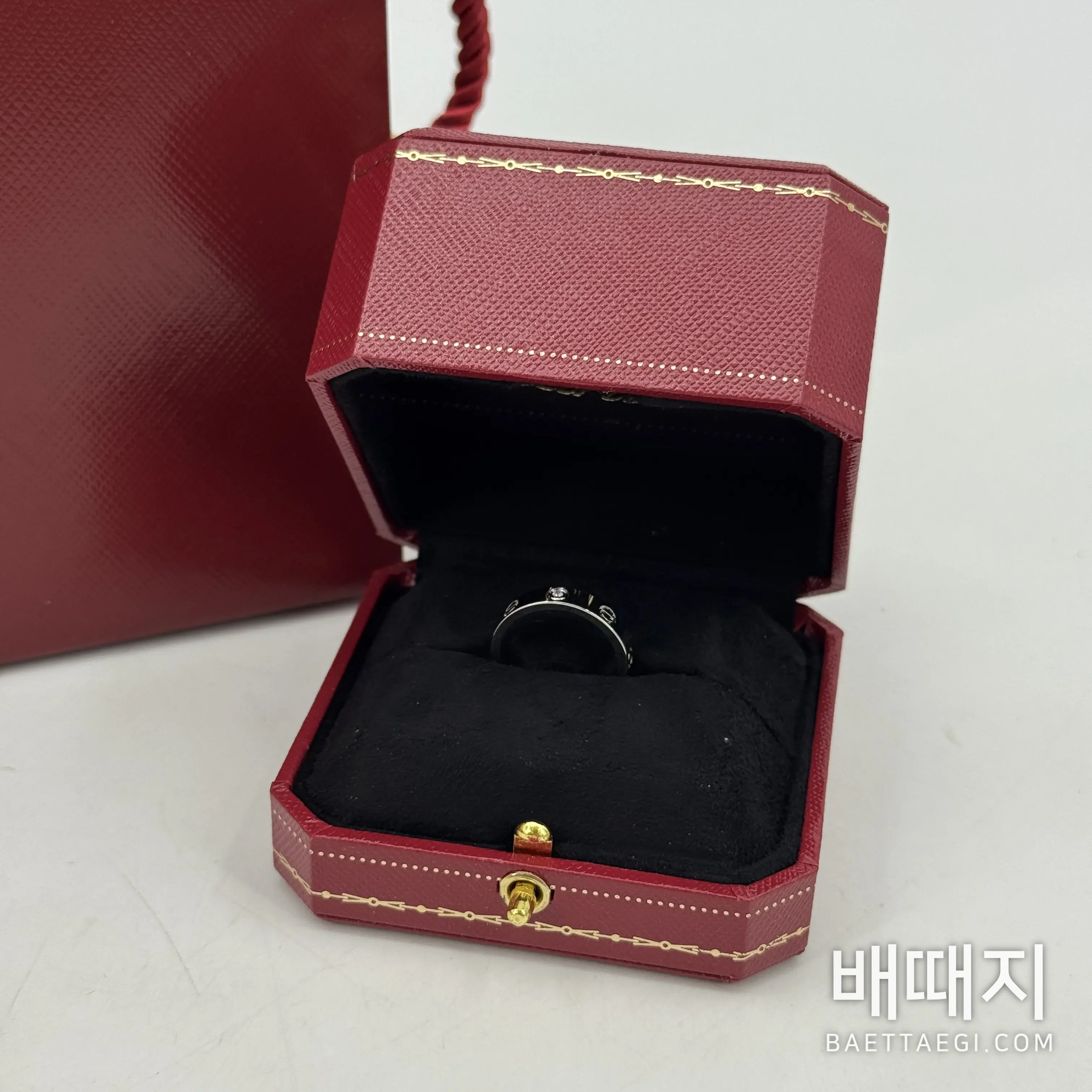 까르띠에 러브 슬림 솔리테어 다이아몬드 반지 178372 검수사진 2
