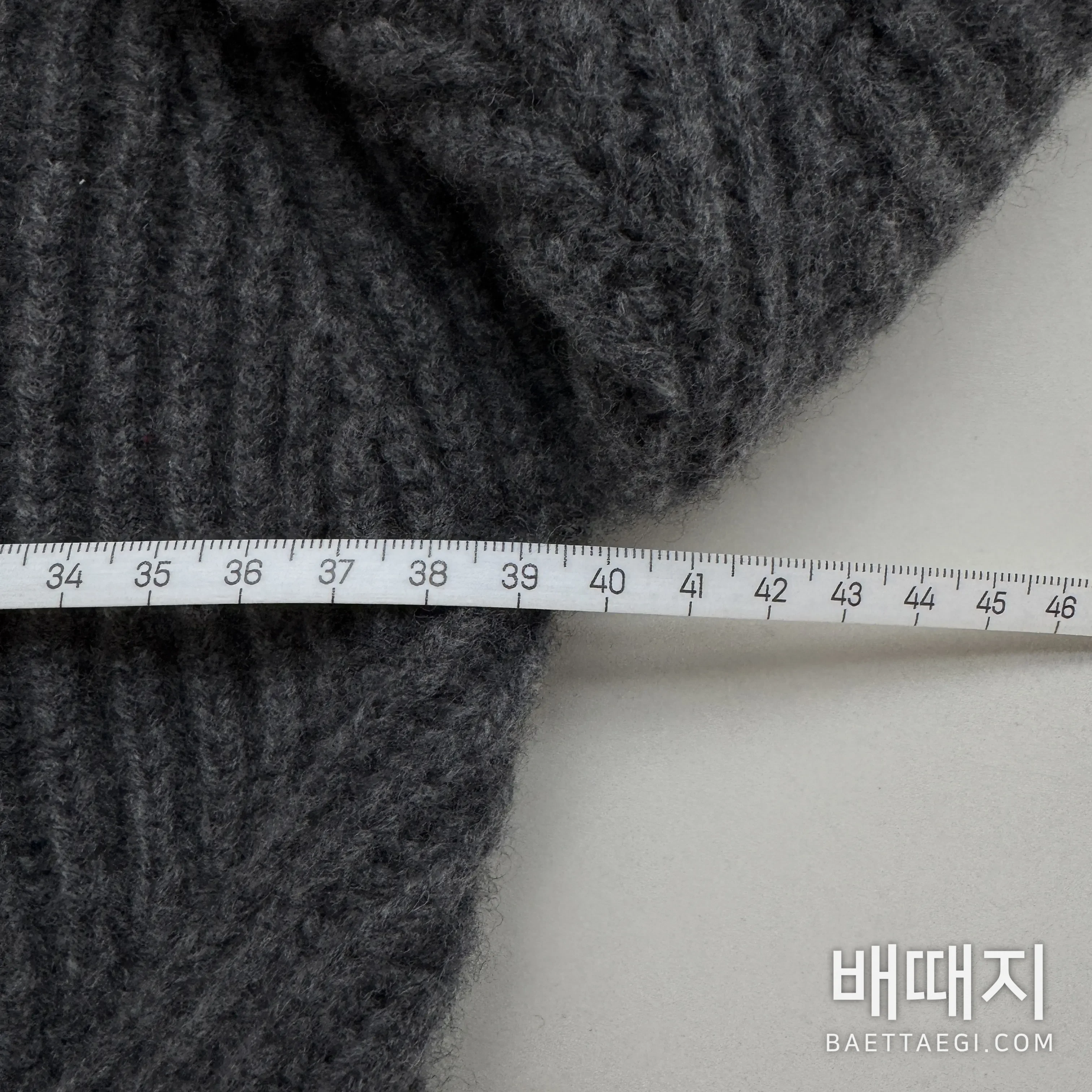 알라이아 허리 강조 울 더블 지퍼 여성 자켓 검수사진 2