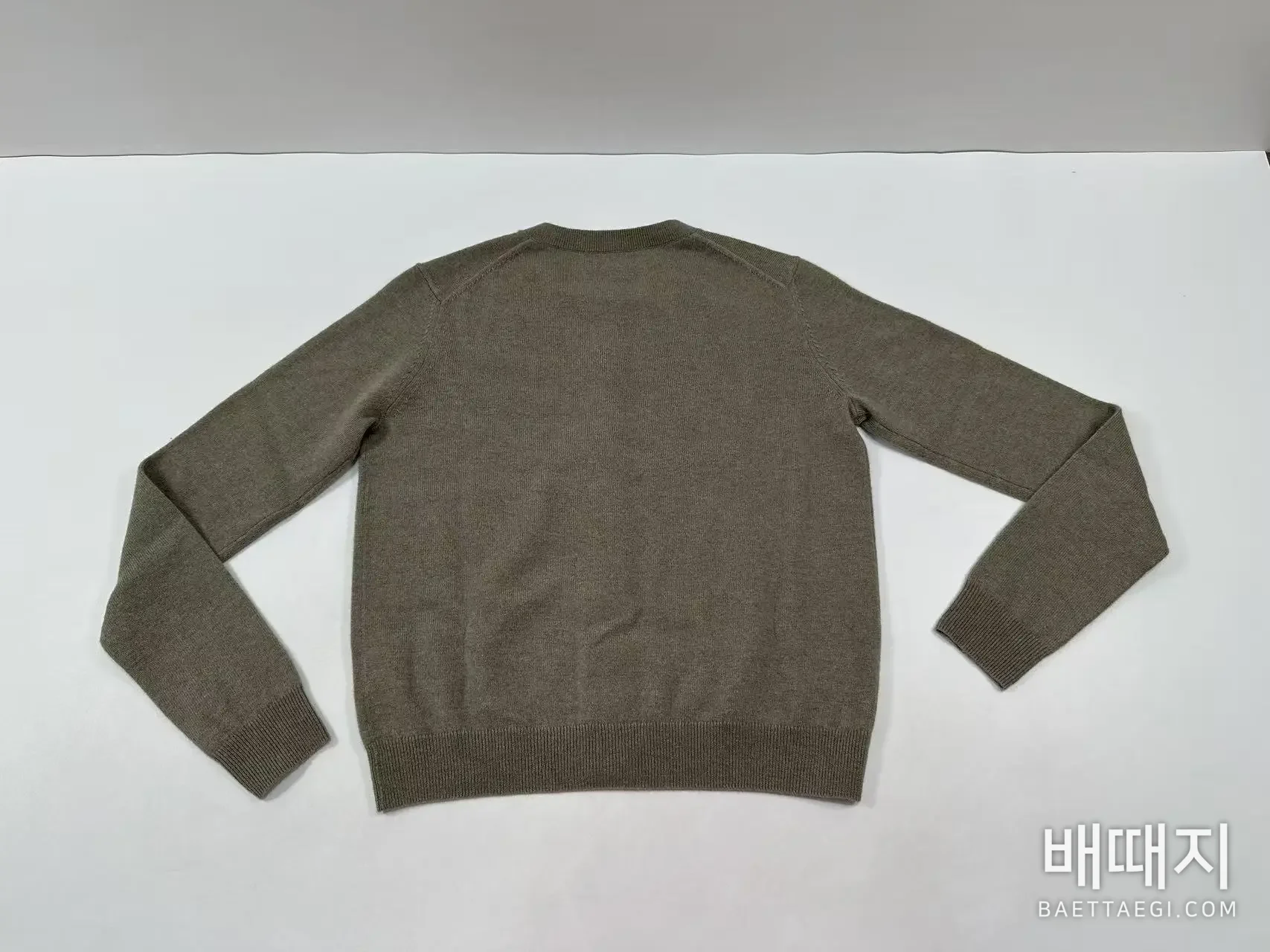 카키 니트가디건 검수사진 6