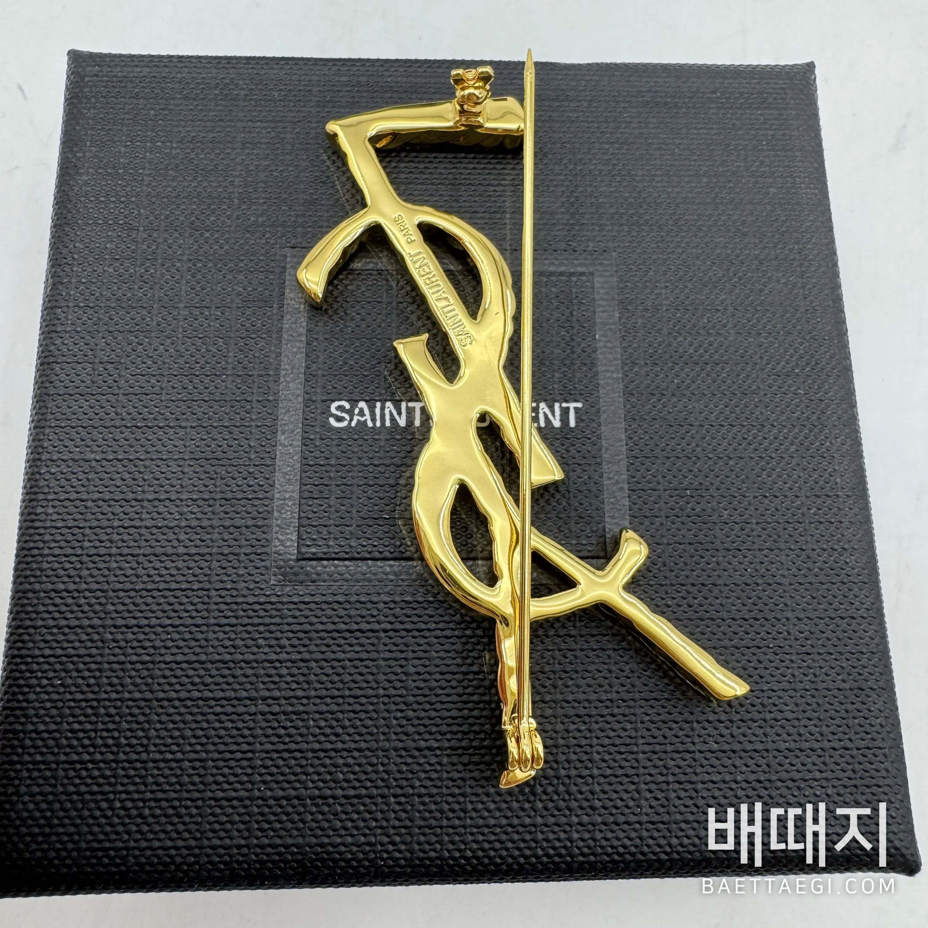 생로랑 리브 디자인 브로치 178232 검수사진 7