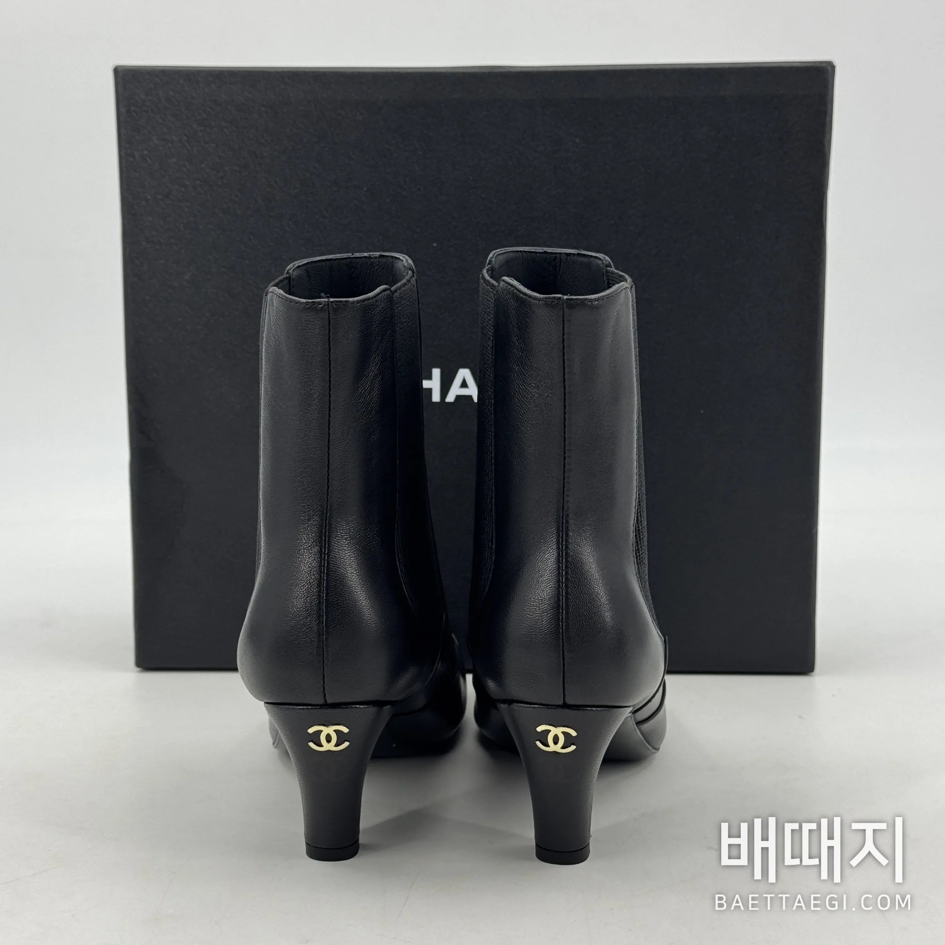샤넬 부츠 가죽 다이아몬드 패턴 188148 검수사진 3
