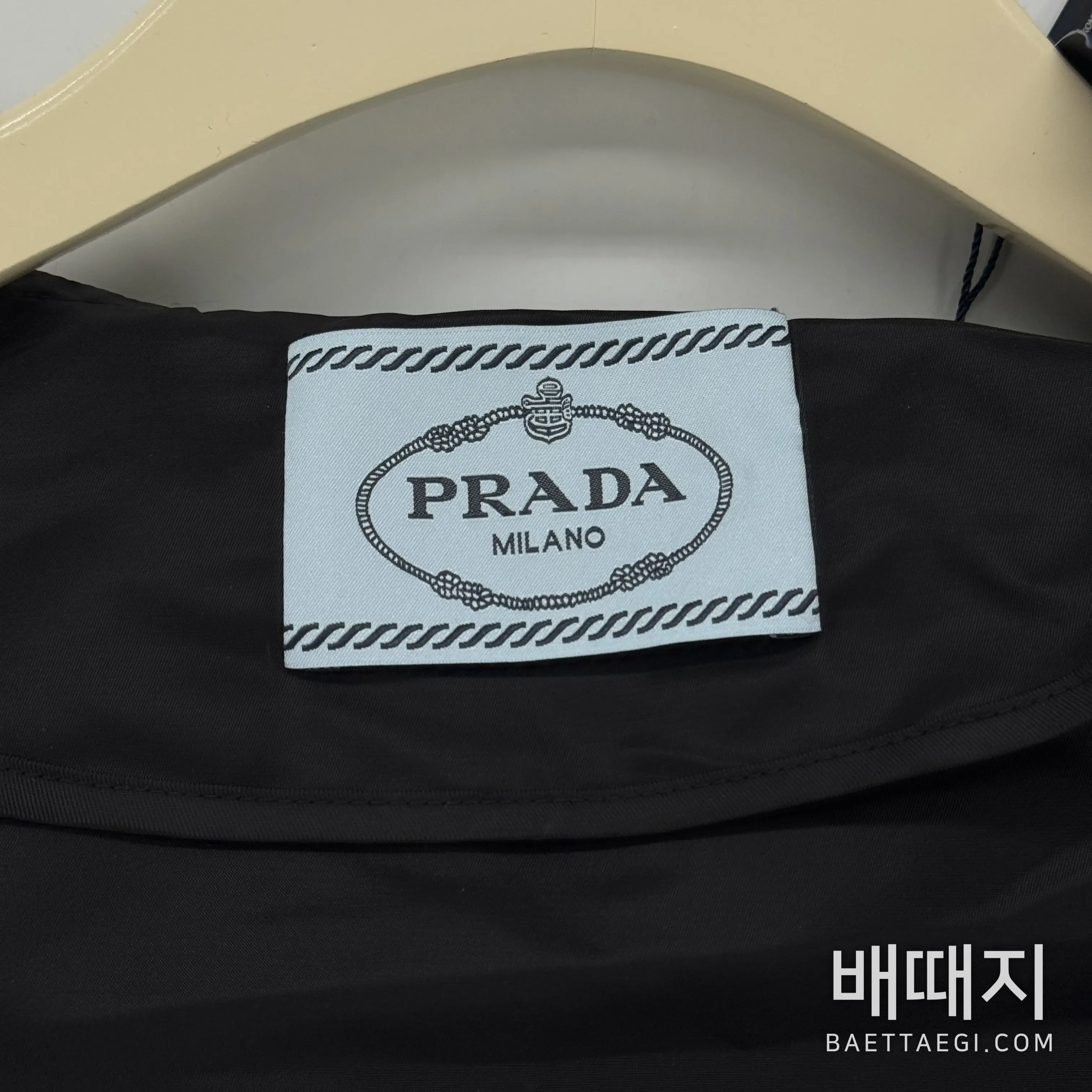 프라다 후드 허리 조절 여성 자켓 155700 검수사진 7