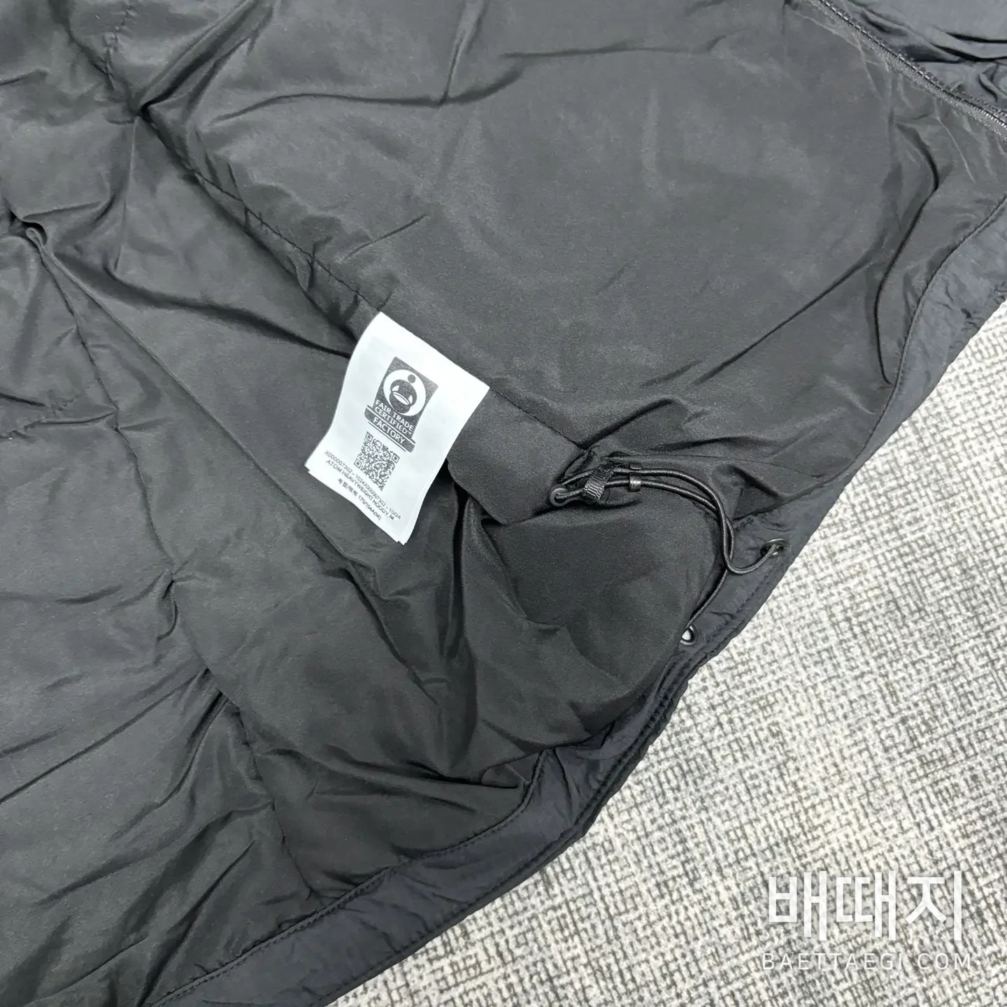 아크테릭스 [TZ] 아톰 LT 후디 2.0 블랙 200179 Arc'teryx Atom LT Hoodie 2.0 검수사진 4