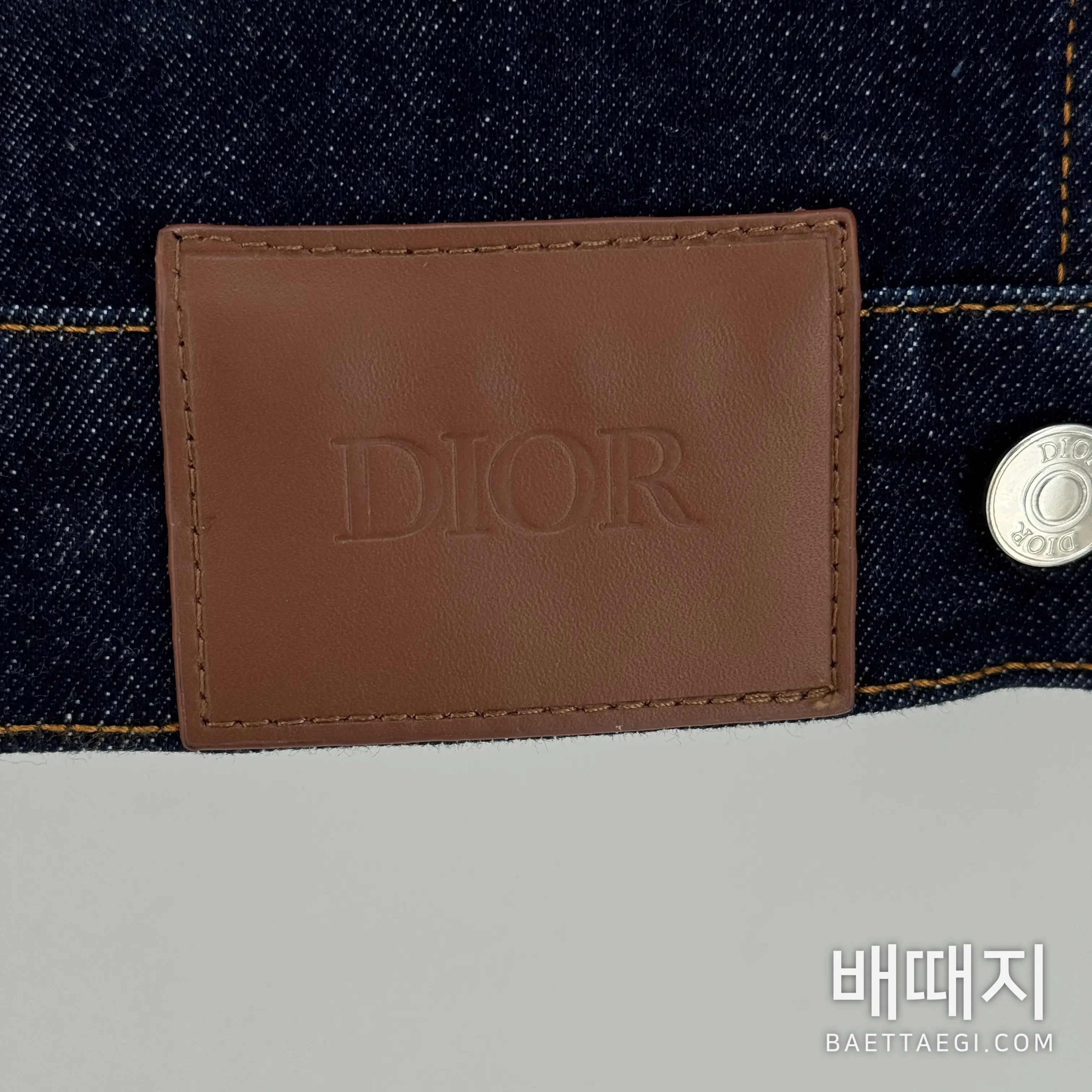 디올 데님 남성 자켓 검수사진 5