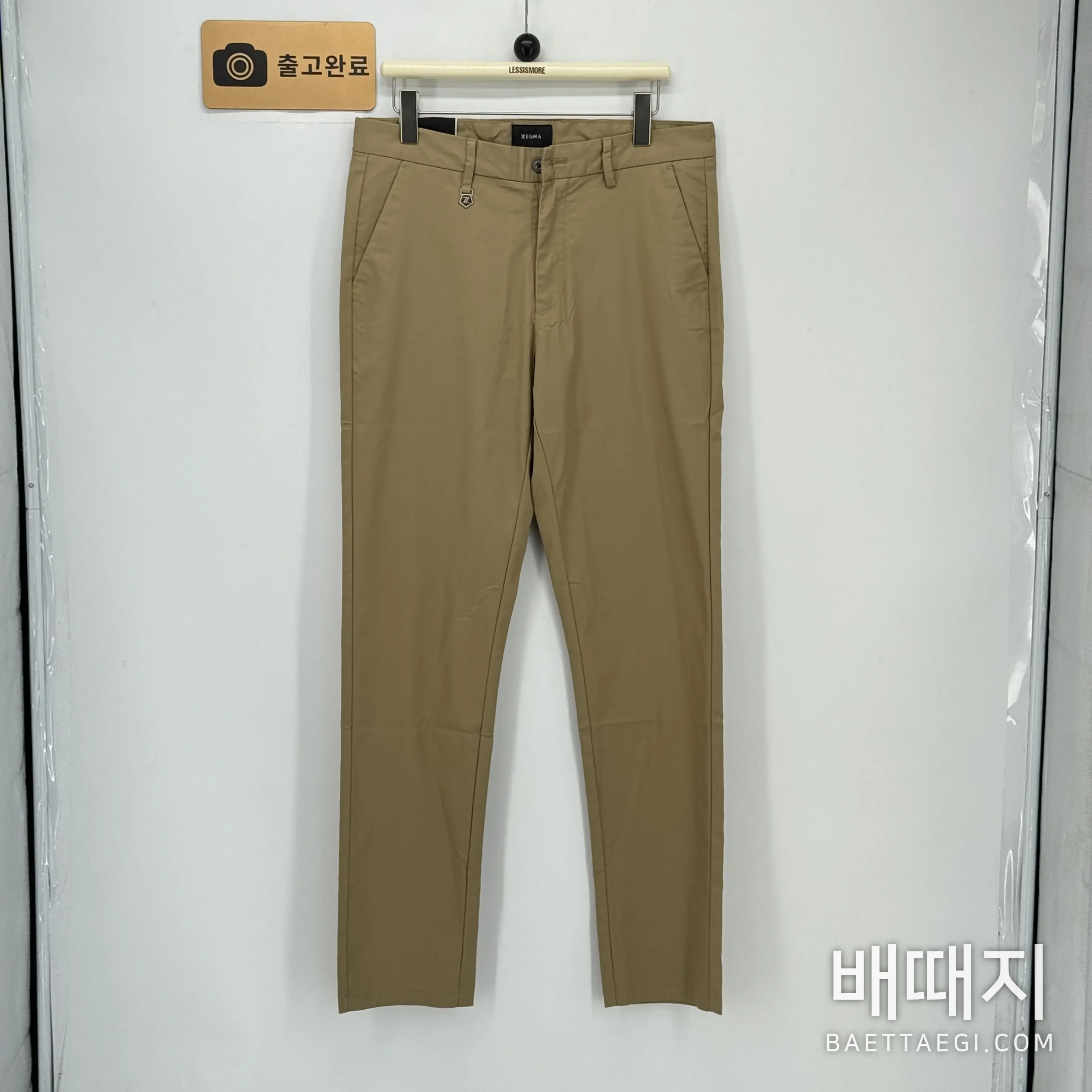 제냐 남성 린넨 수트 바지 검수사진 1
