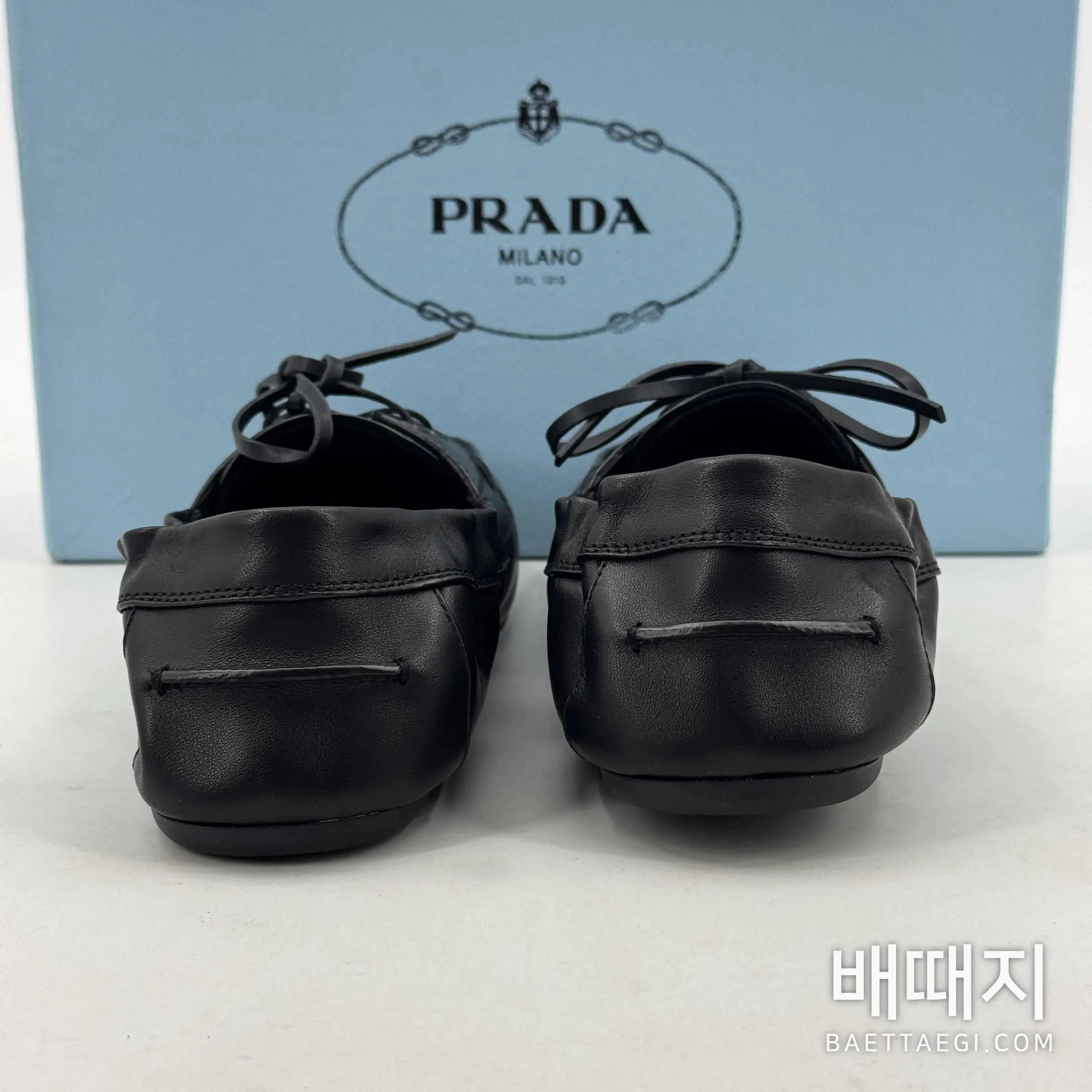 프라다 플리츠 장식 소프트 솔 로퍼 95389 검수사진 3