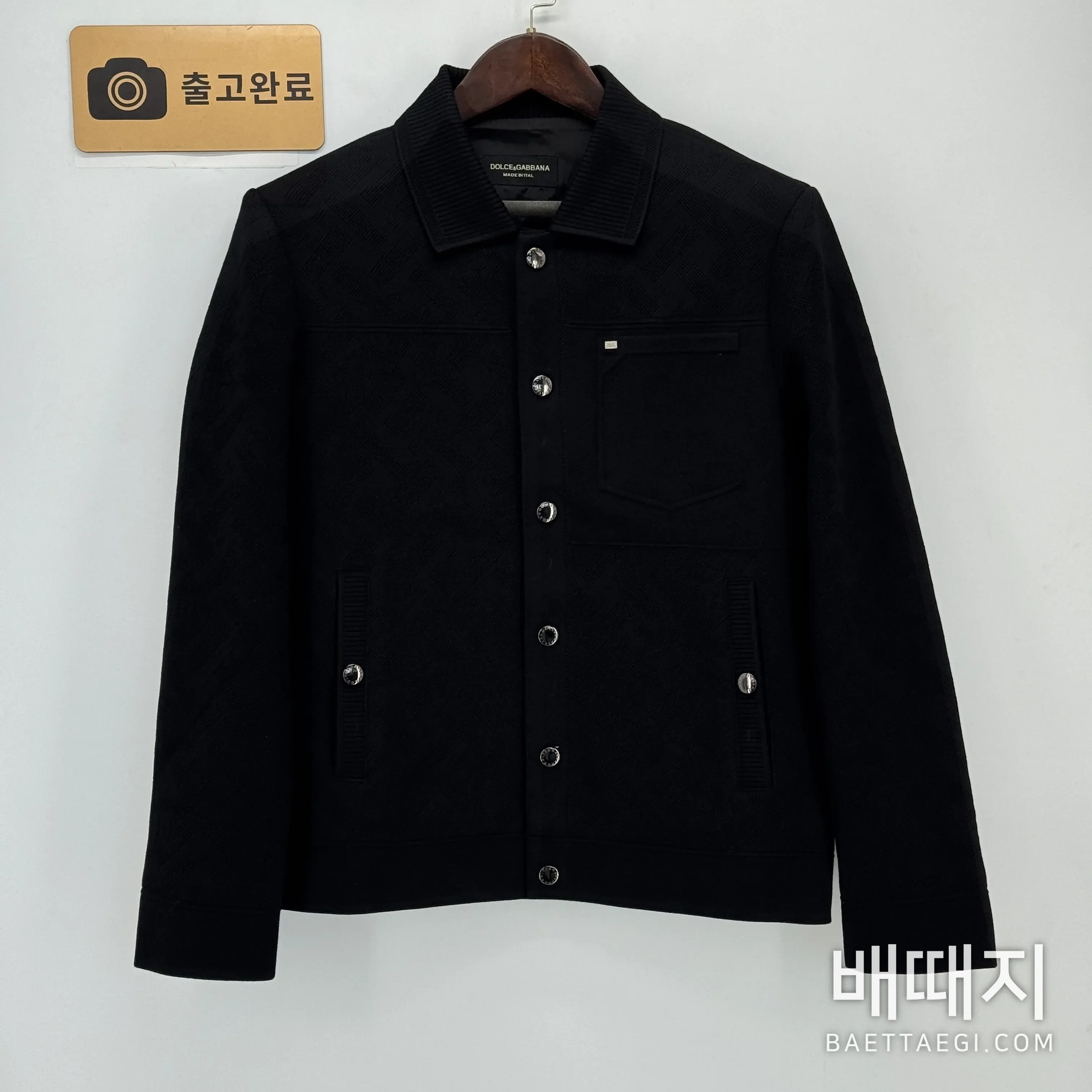 돌체앤가바나 패치워크 울 자켓 169818 검수사진 1