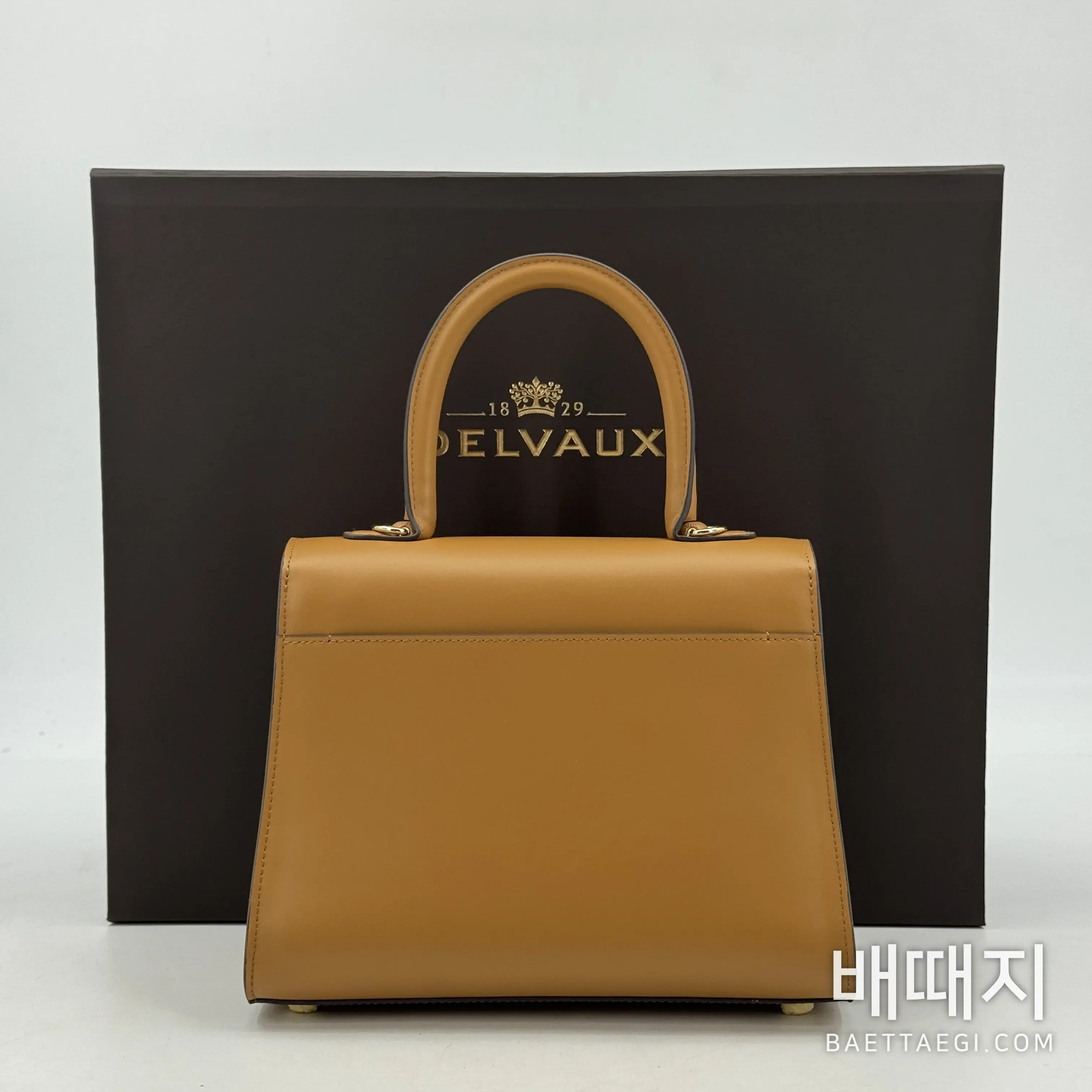델보 더블 링 브릴리언트 박스 가죽 PM 숄더백 191157 검수사진 2