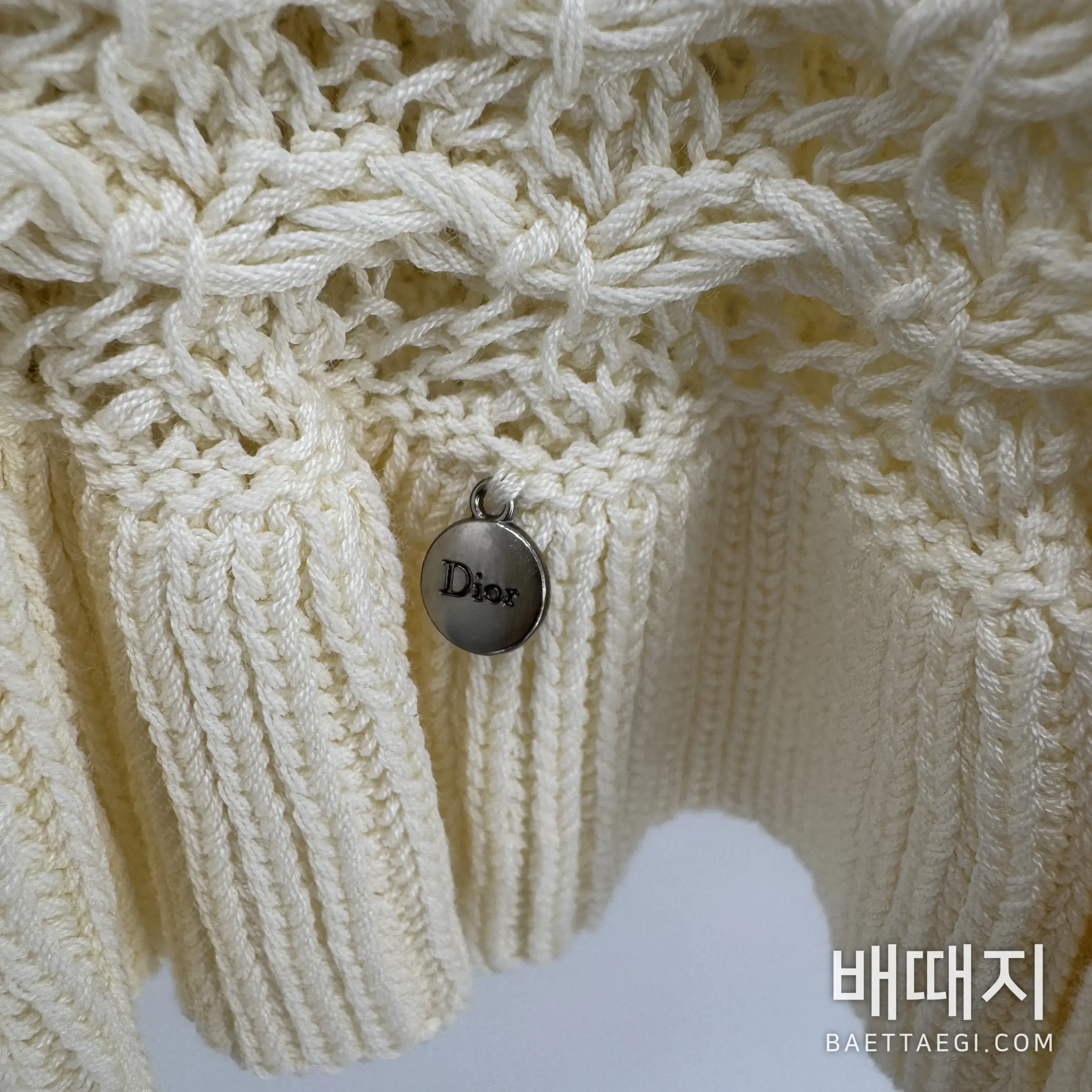 디올 여성 가디건 199655 검수사진 3