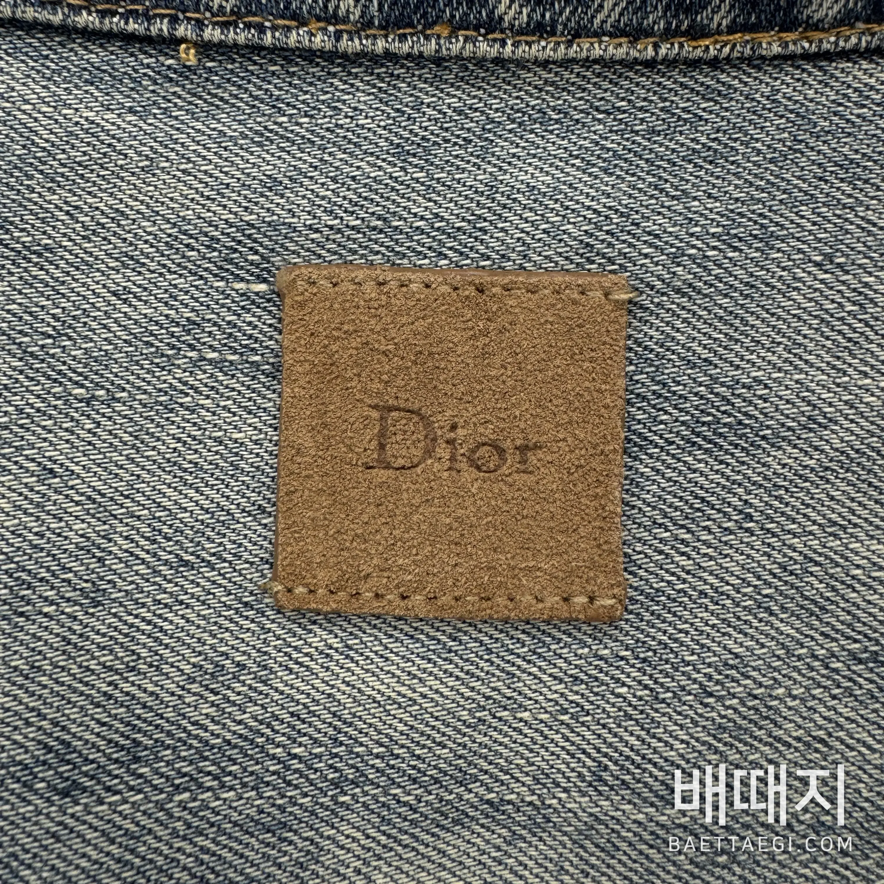 디올 패치워크 코튼 트윌 긴팔 셔츠 186323 검수사진 7