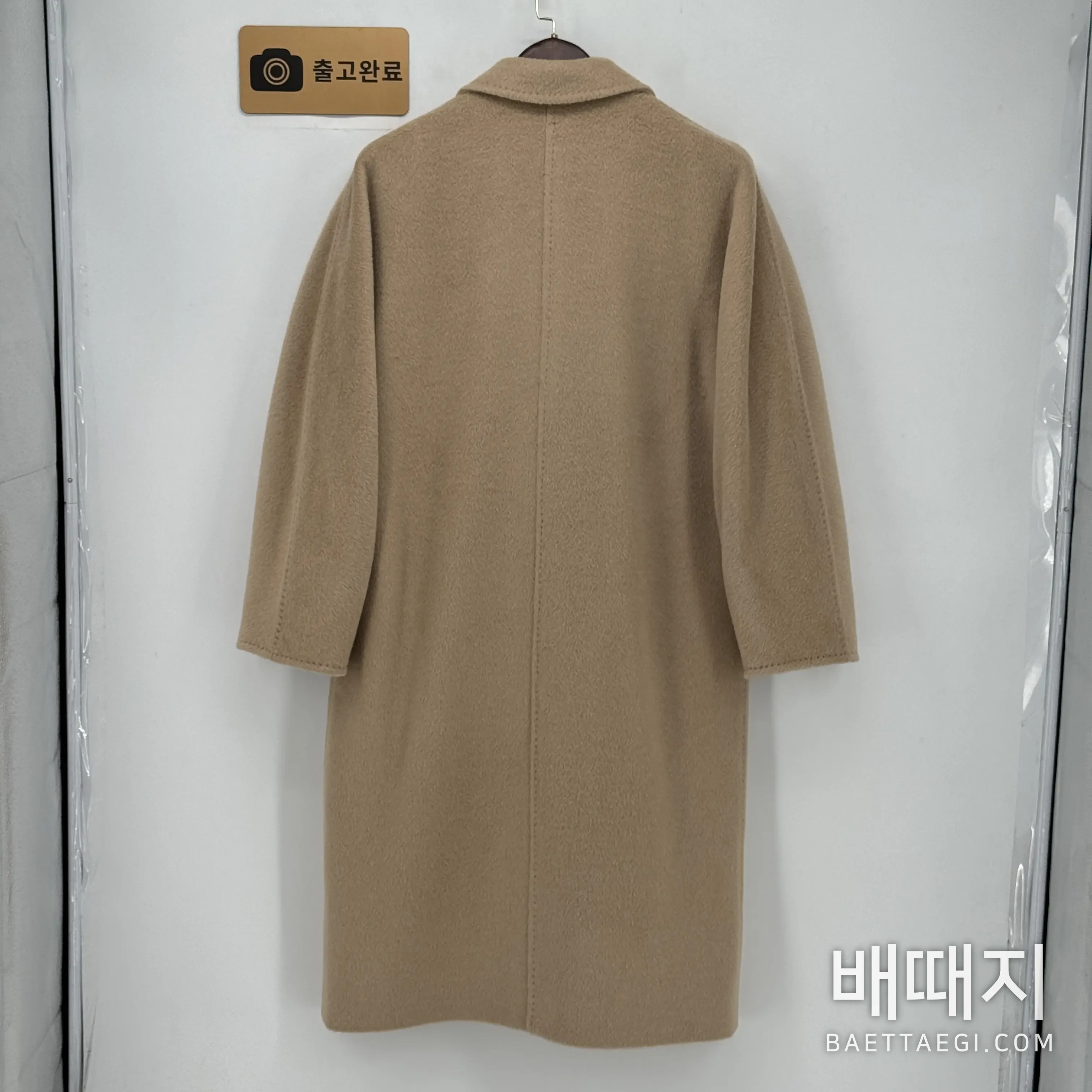 캐시미어 코트 카멜 검수사진 4