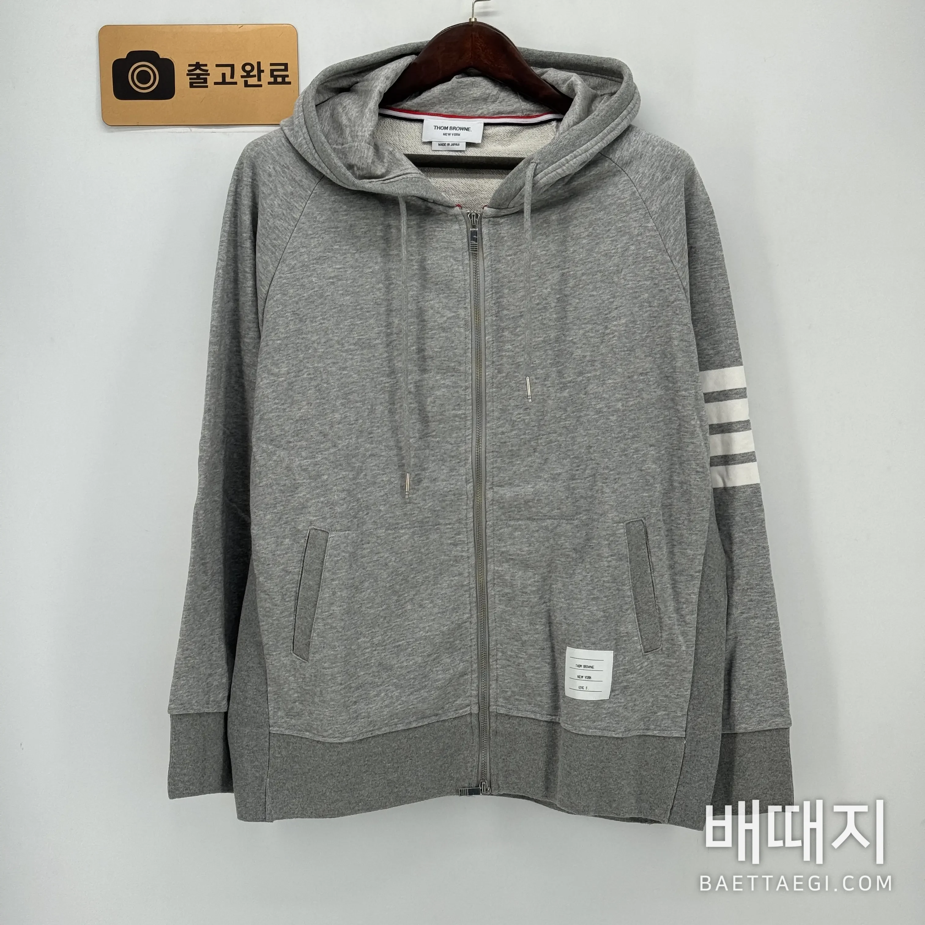 톰브라운 후드 세트 검수사진 5