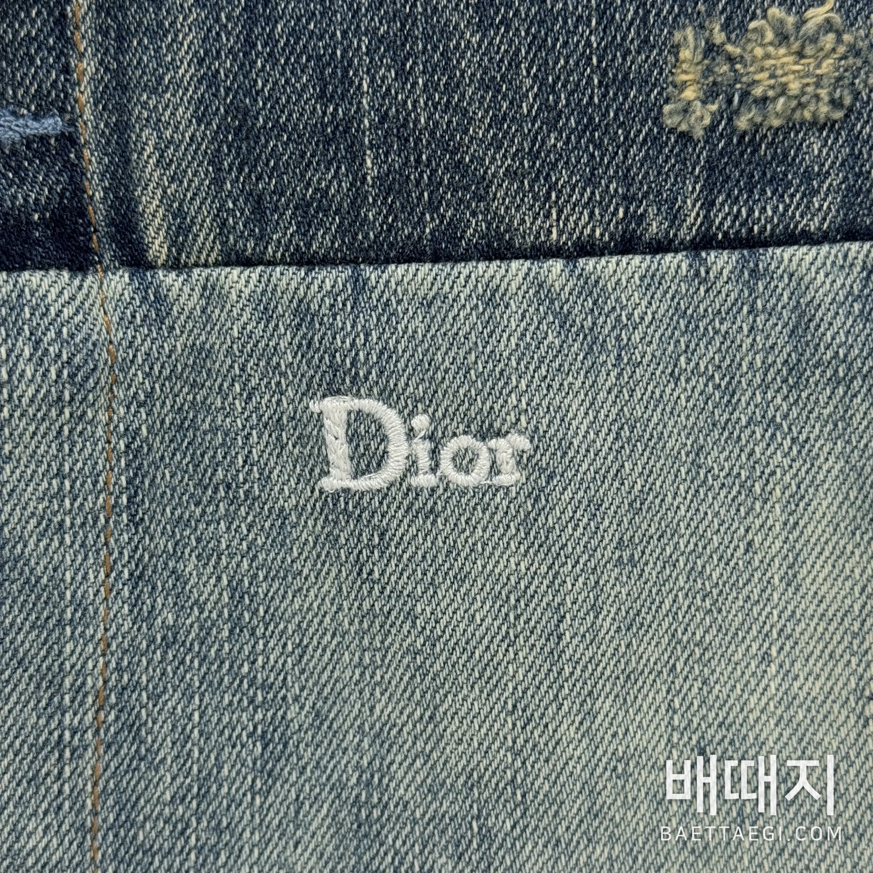 디올 패치워크 코튼 트윌 긴팔 셔츠 186323 검수사진 4
