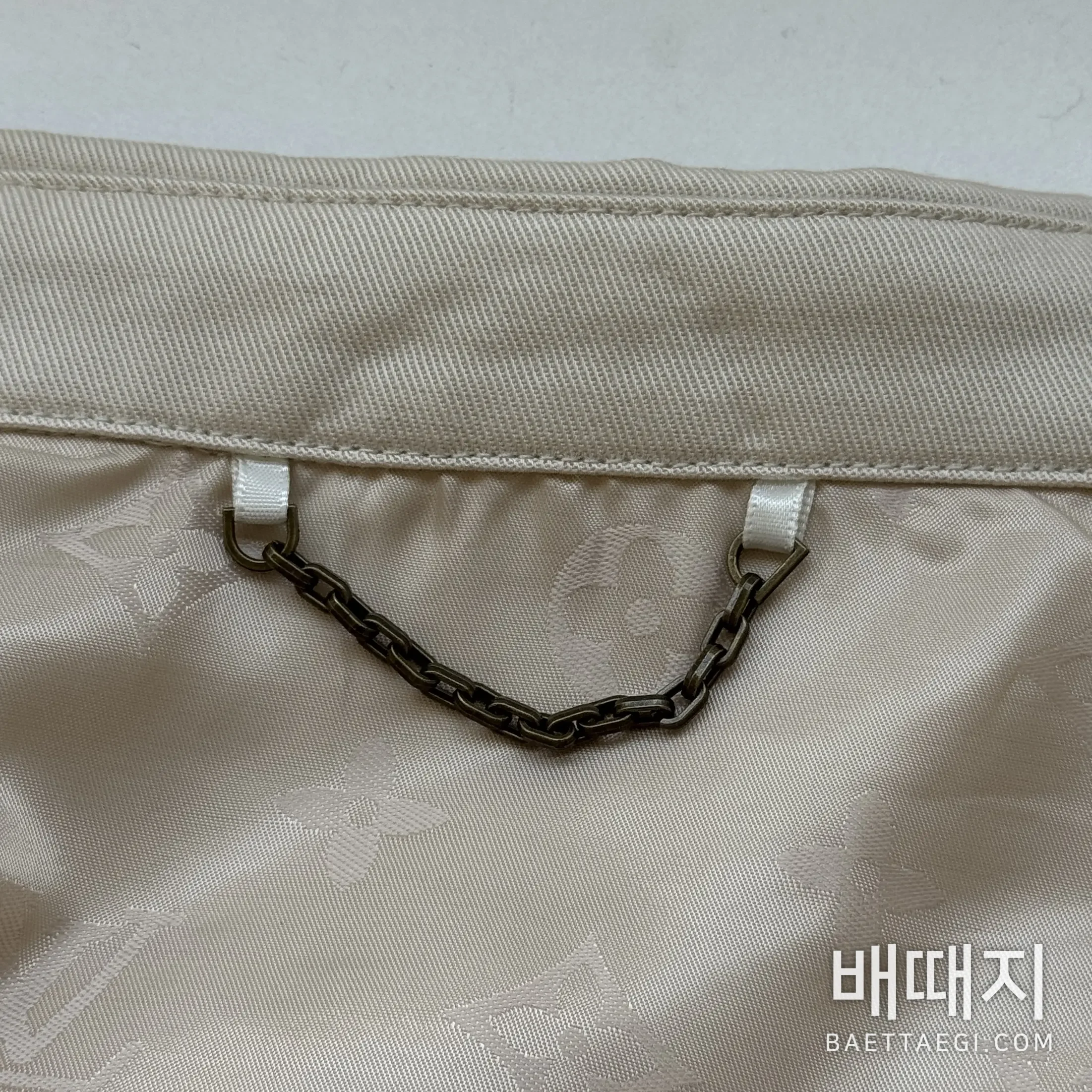 루이비통 가죽 라벨 트윌 남성 자켓 198477 검수사진 7