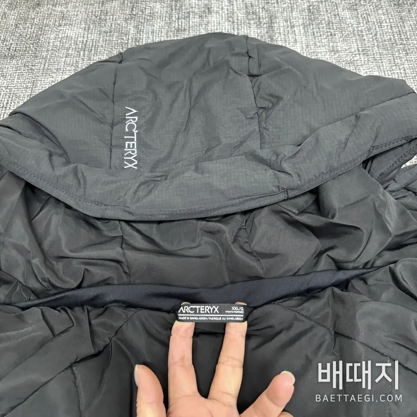 아크테릭스 [TZ] 아톰 LT 후디 2.0 블랙 200179 Arc'teryx Atom LT Hoodie 2.0 검수사진 3