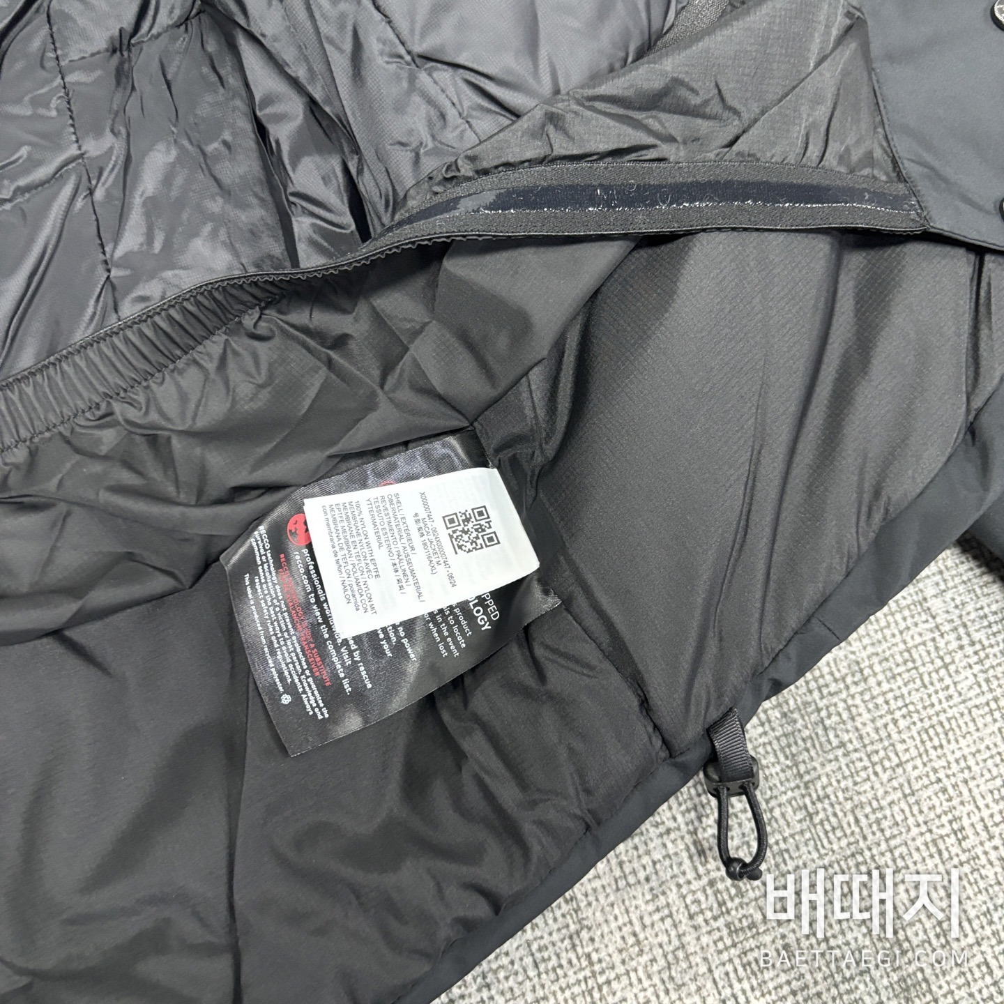 아크테릭스 [TZ] 마카이 자켓 블랙 200167 Arc'teryx Macai Jacket Black 검수사진 4