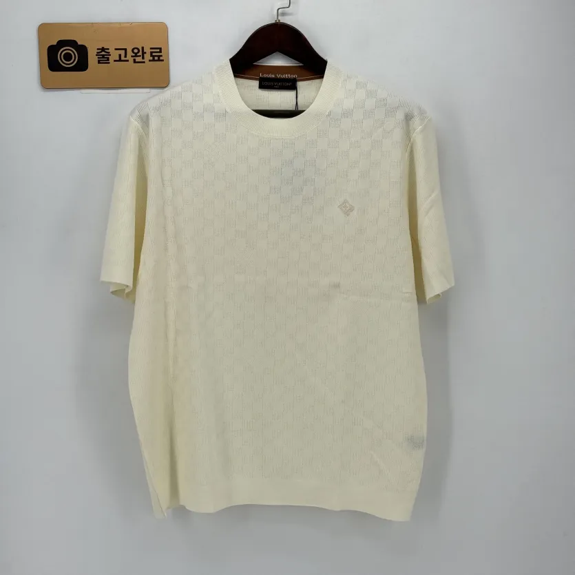 루이비통 울 컬러 블록 자카드 남성 스웨터 156666 / 사이즈: XL