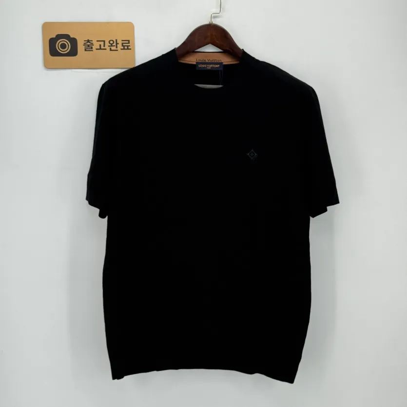 루이비통 울 체커보드 반팔 니트 156665 / 사이즈: XL