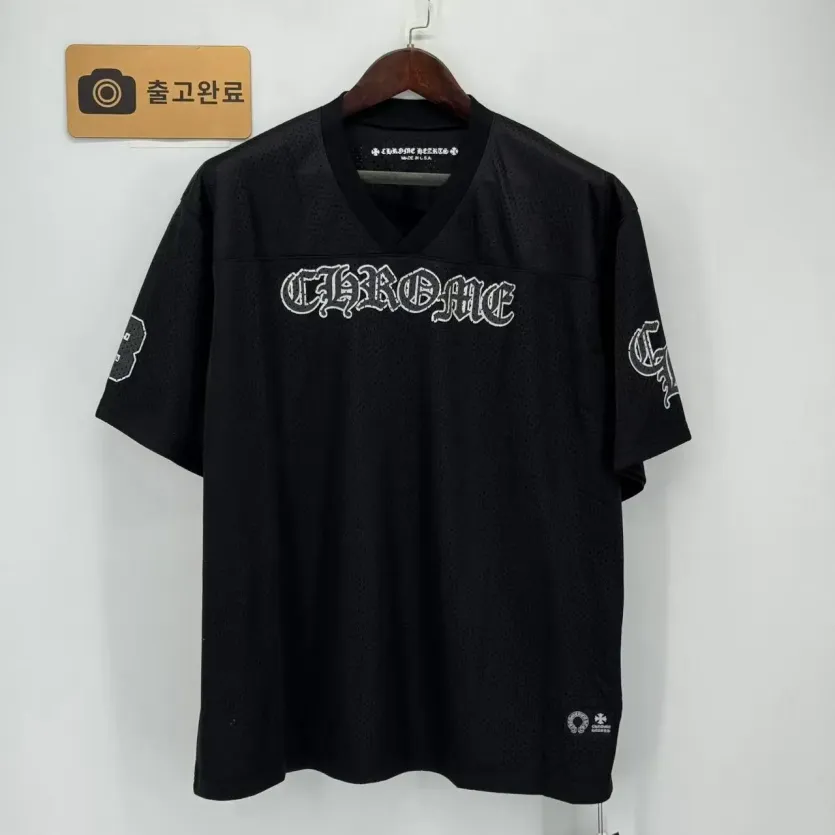 크롬하츠 메시 프린트 남성 반팔 티셔츠 49972