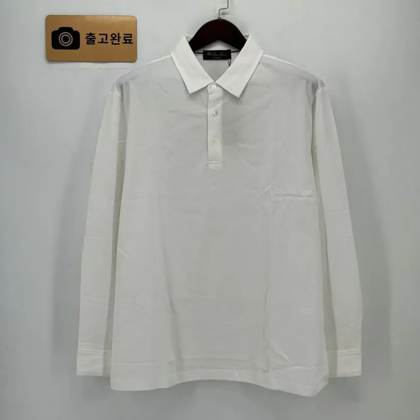 로로피아나 남성 3 버튼 긴팔 폴로셔츠 186496