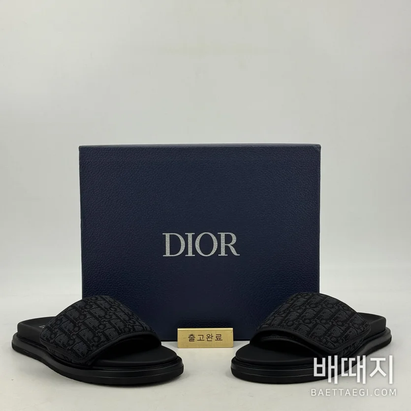 디올 모노그램 남성용 캐주얼 슬리퍼 102379