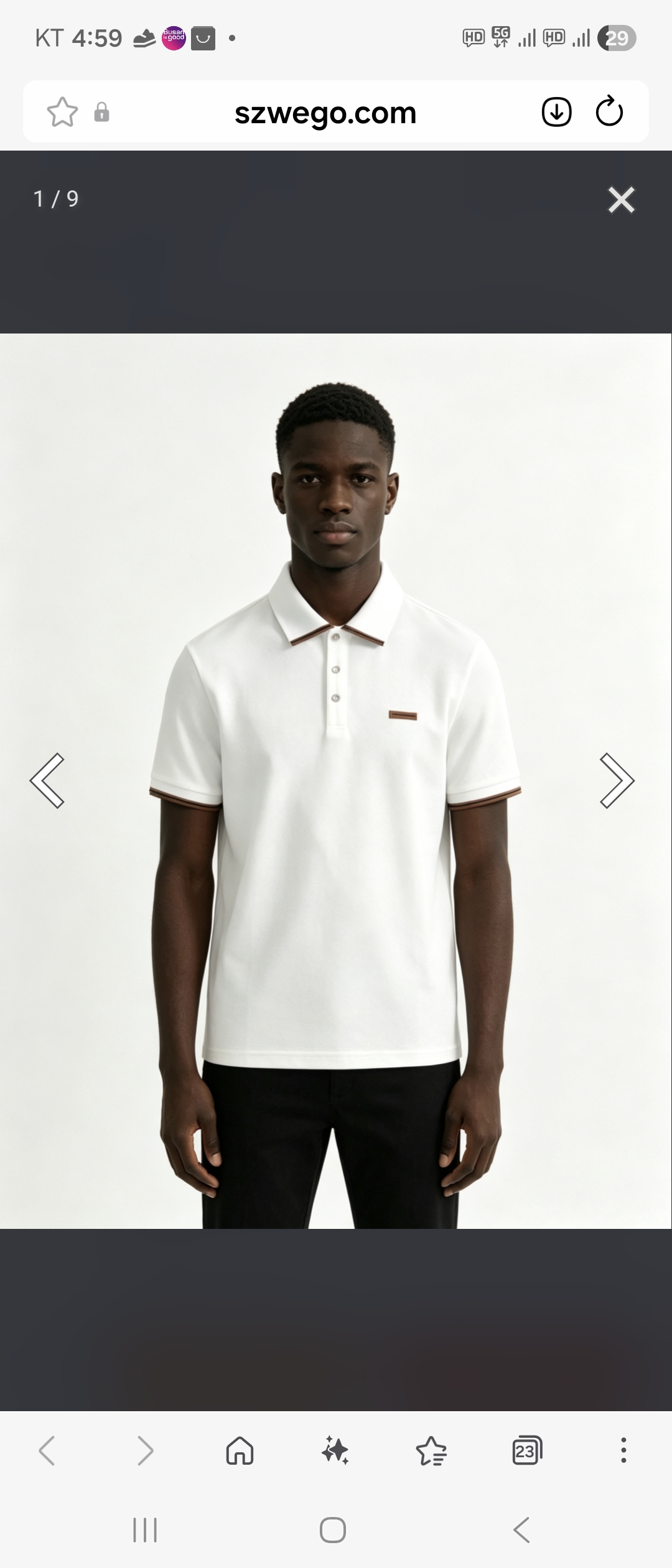 제냐반팔 T Shirt