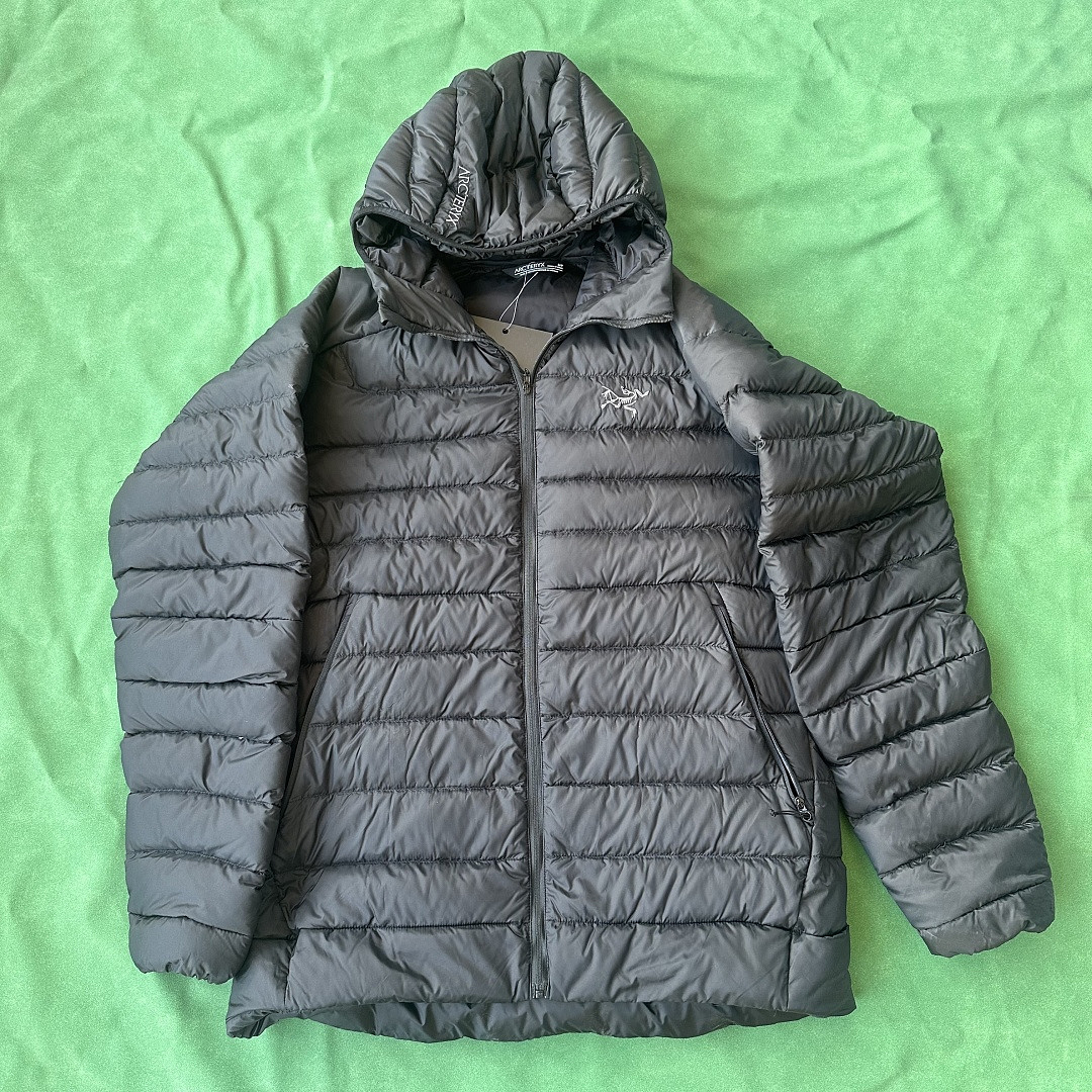 아크테릭스 [TZ] 세리움 LT 후디 자켓 퀼팅 블랙 실버 200171 Arc'teryx Cerium LT Hoody Jacket Phatasm