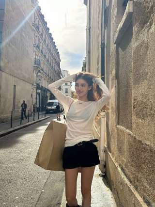 미우미우 26SS 여성 긴팔 101232 Miu Miu Long Sleeve