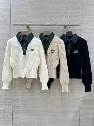 미우미우 여성 니트 101360 Miu Miu Knit