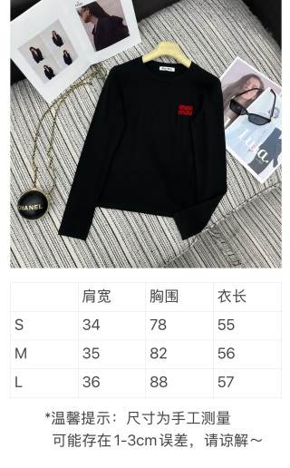 미우미우 여성 긴팔 101456 Miu Miu Long Sleeve