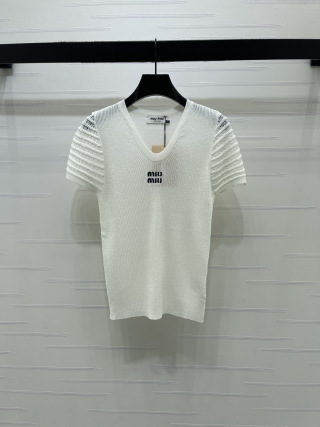 미우미우 여성 반팔 101598 Miu Miu T Shirt