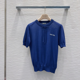 미우미우 2026SS 여성 반팔 101676 Miu Miu T Shirt