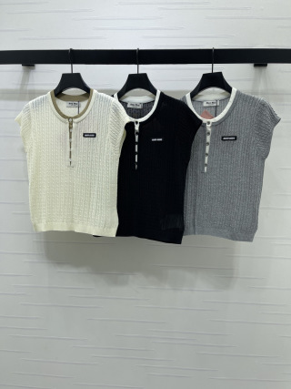 미우미우 여성 반팔 101687 Miu Miu T Shirt