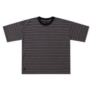 크롬하츠 여성 자수 스트라이프 코튼 반팔 티셔츠 레플리카 10173 Chrome Hearts Women T Shirt
