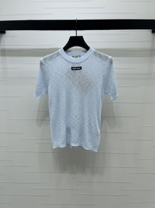 미우미우 여성 반팔 101739 Miu Miu T Shirt